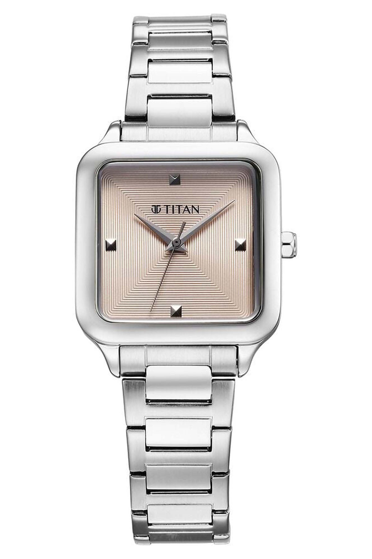 TITAN Women's Stainless Steel Strap Watch