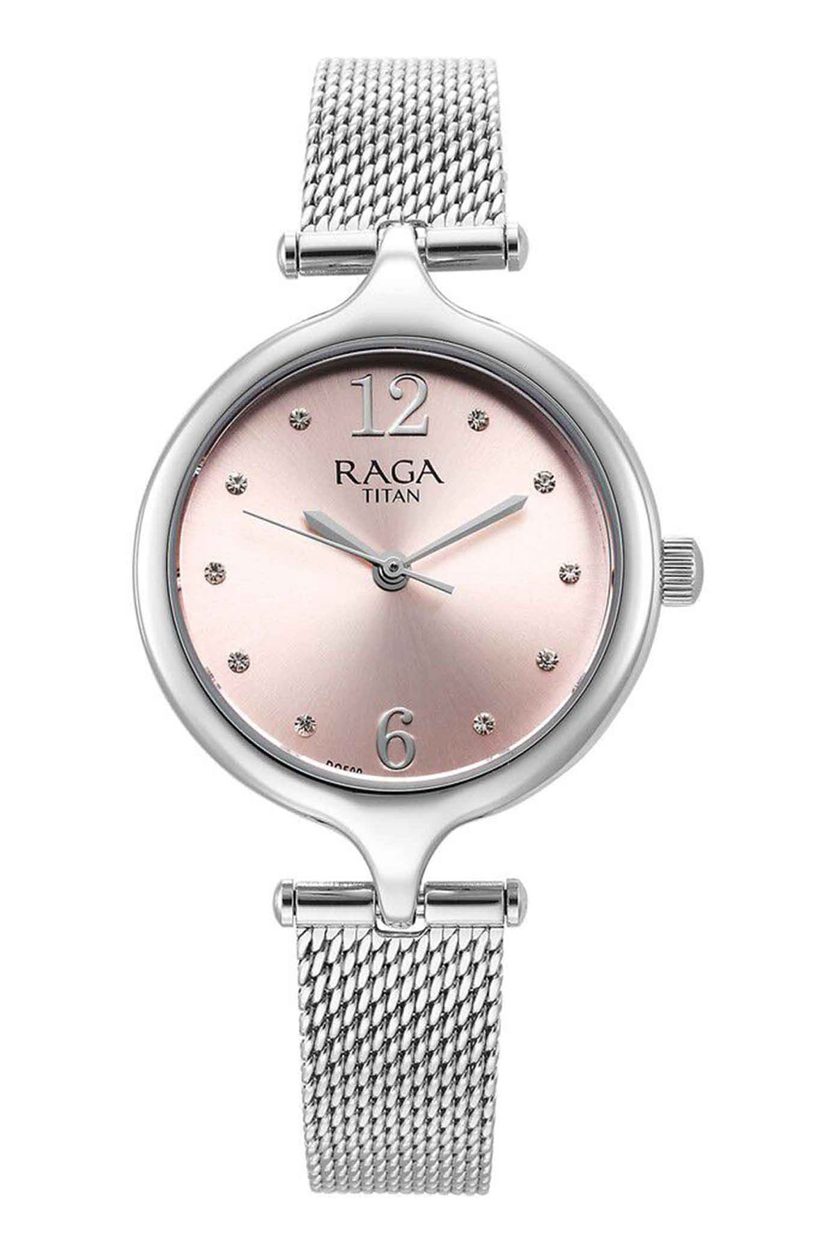 TITAN Women's Raga Showstopper Metal Strap Watch
