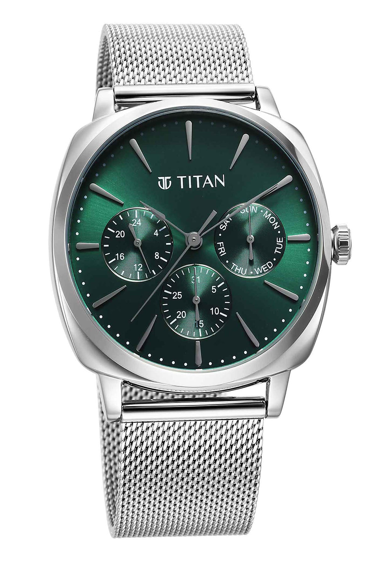 TITAN Men's Stainless Steel Strap Watch