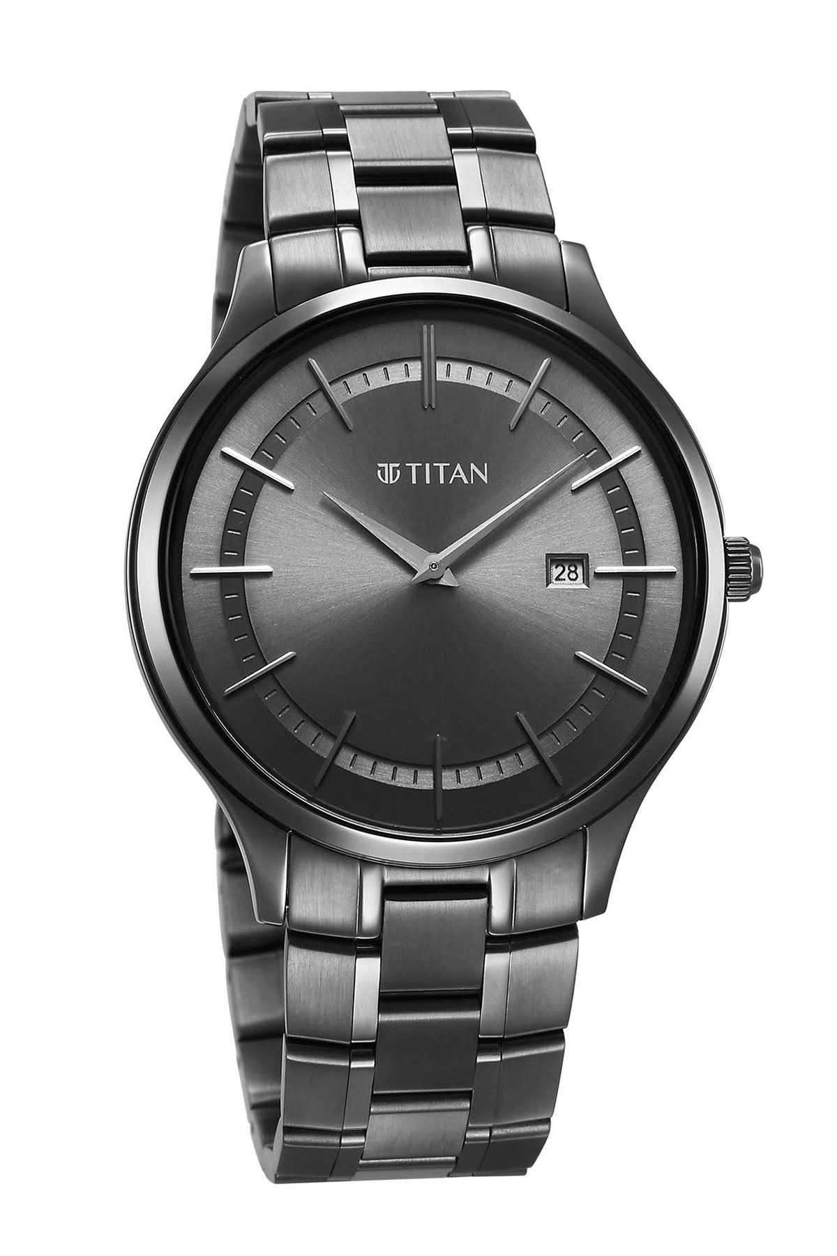 TITAN Men's Stainless Steel Strap Watch