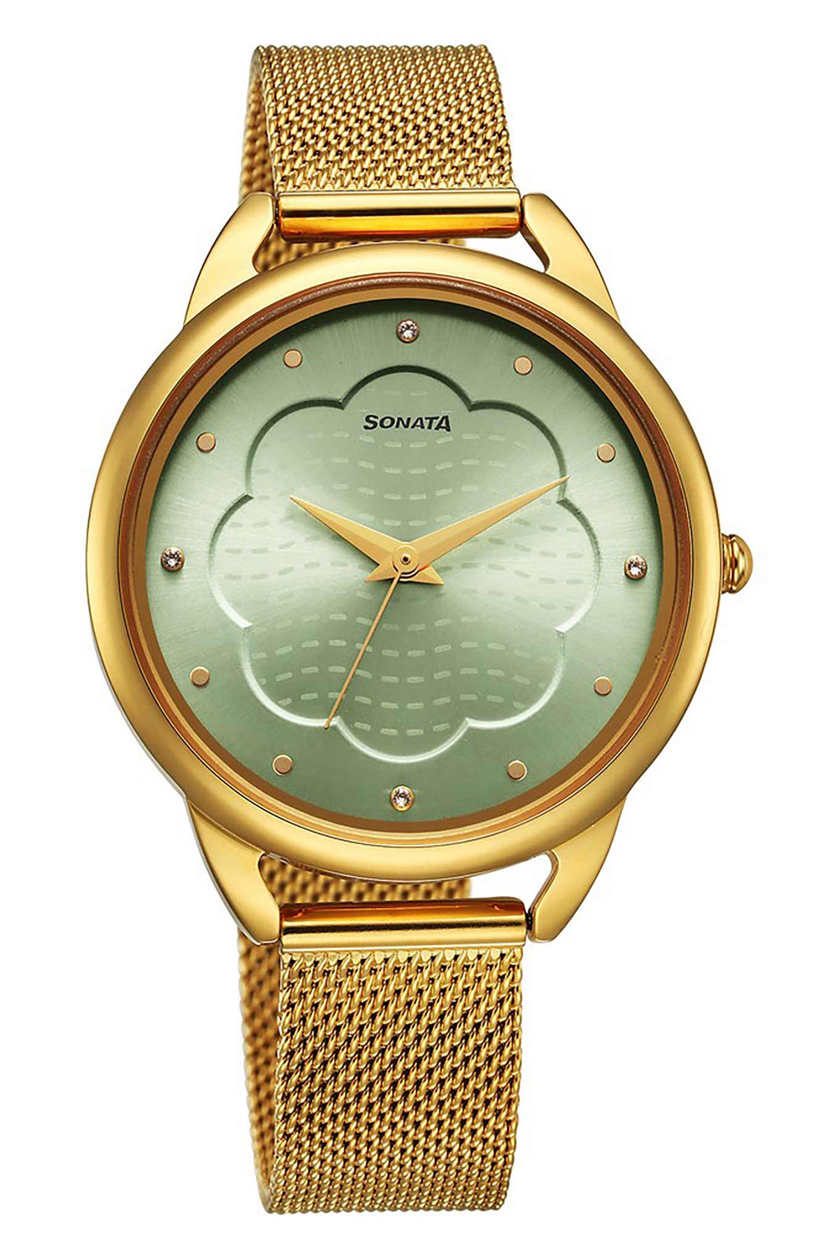 SONATA Women's Stainless Steel Strap Watch