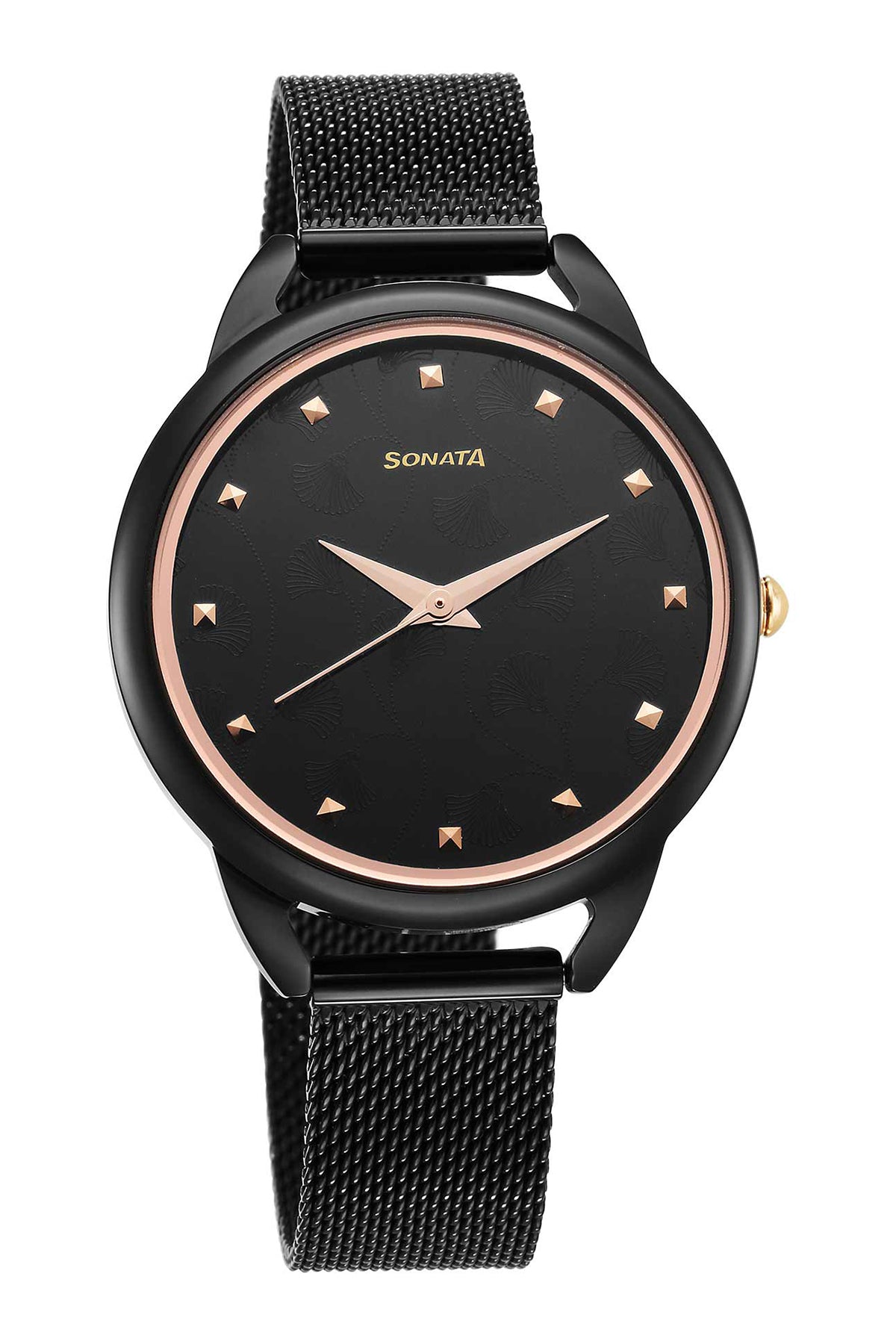 SONATA Women's Stainless Steel Strap Watch