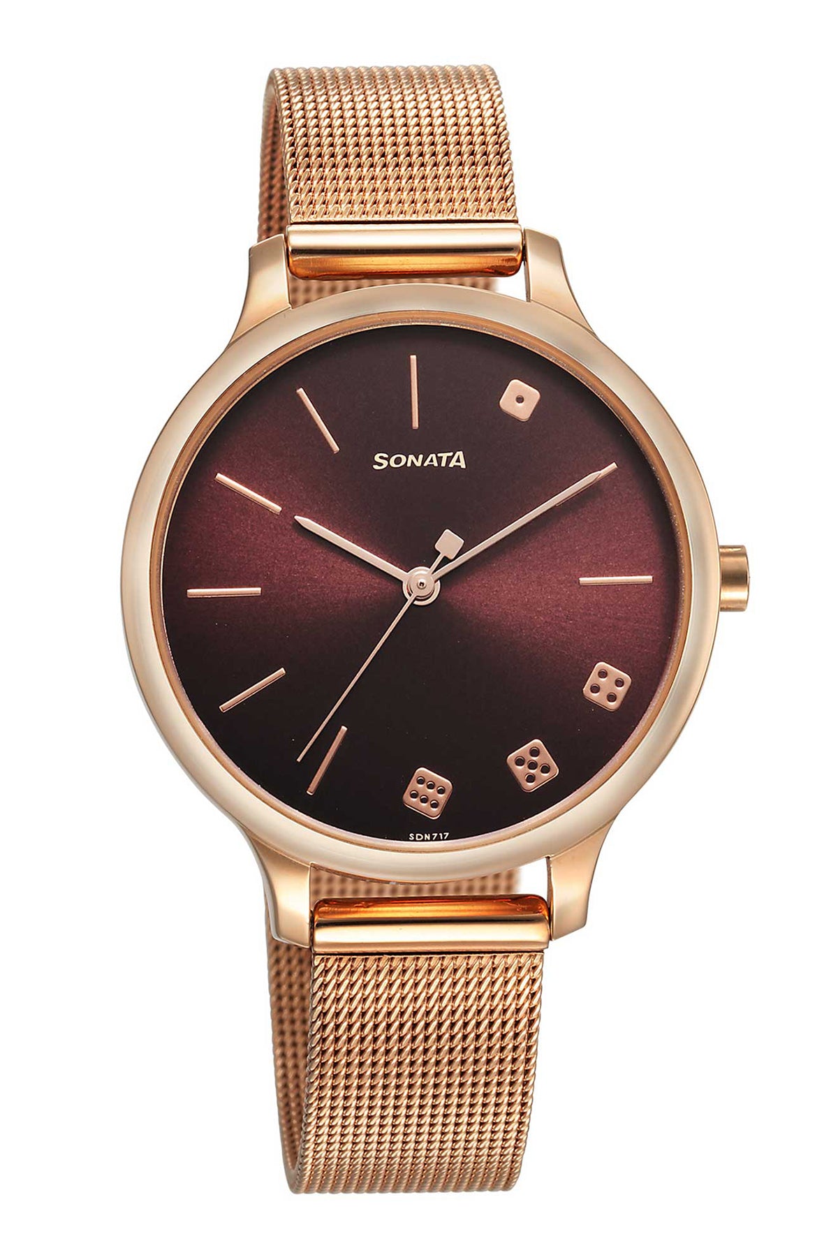 SONATA Women's Stainless Steel Strap Watch