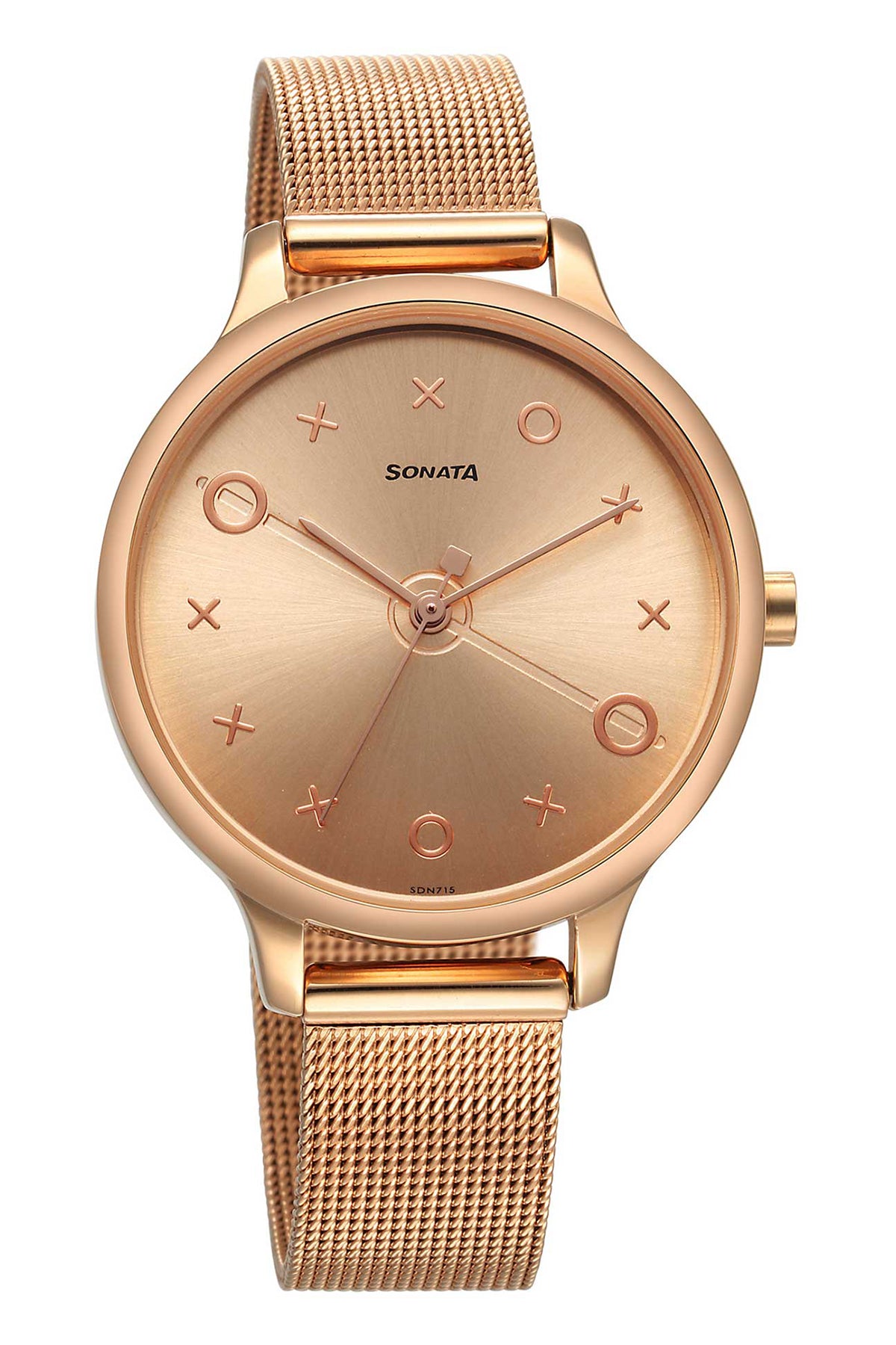 SONATA Women's Stainless Steel Strap Watch