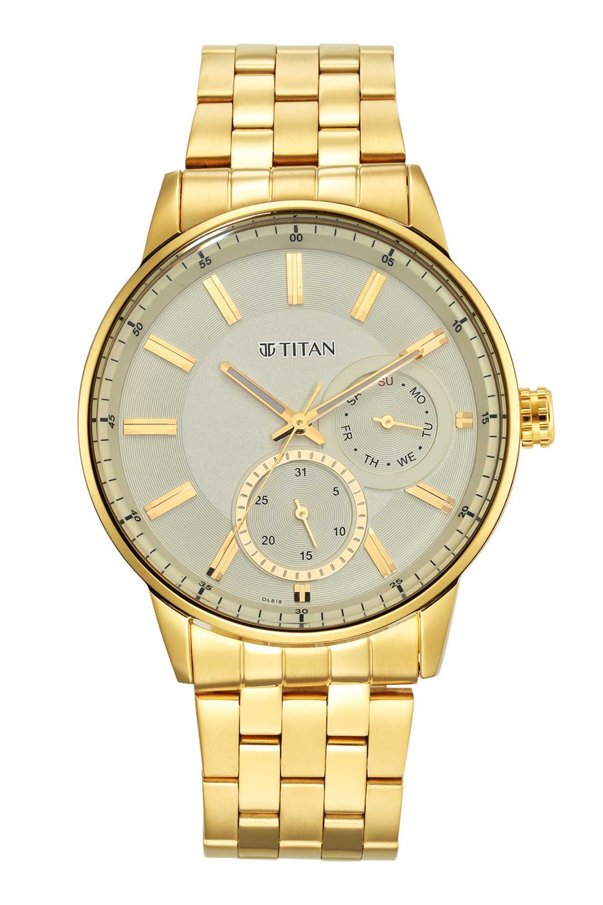 TITAN Men's Stainless Steel Strap Watch