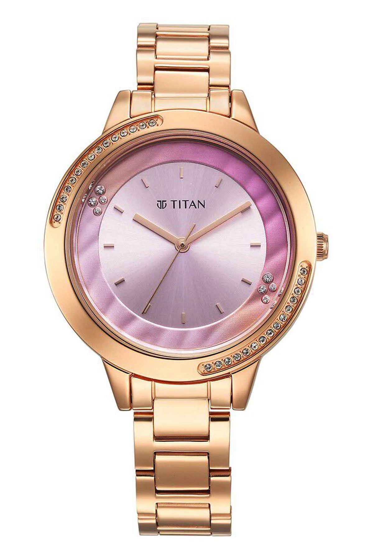 TITAN Women's Stainless Steel Strap Watch