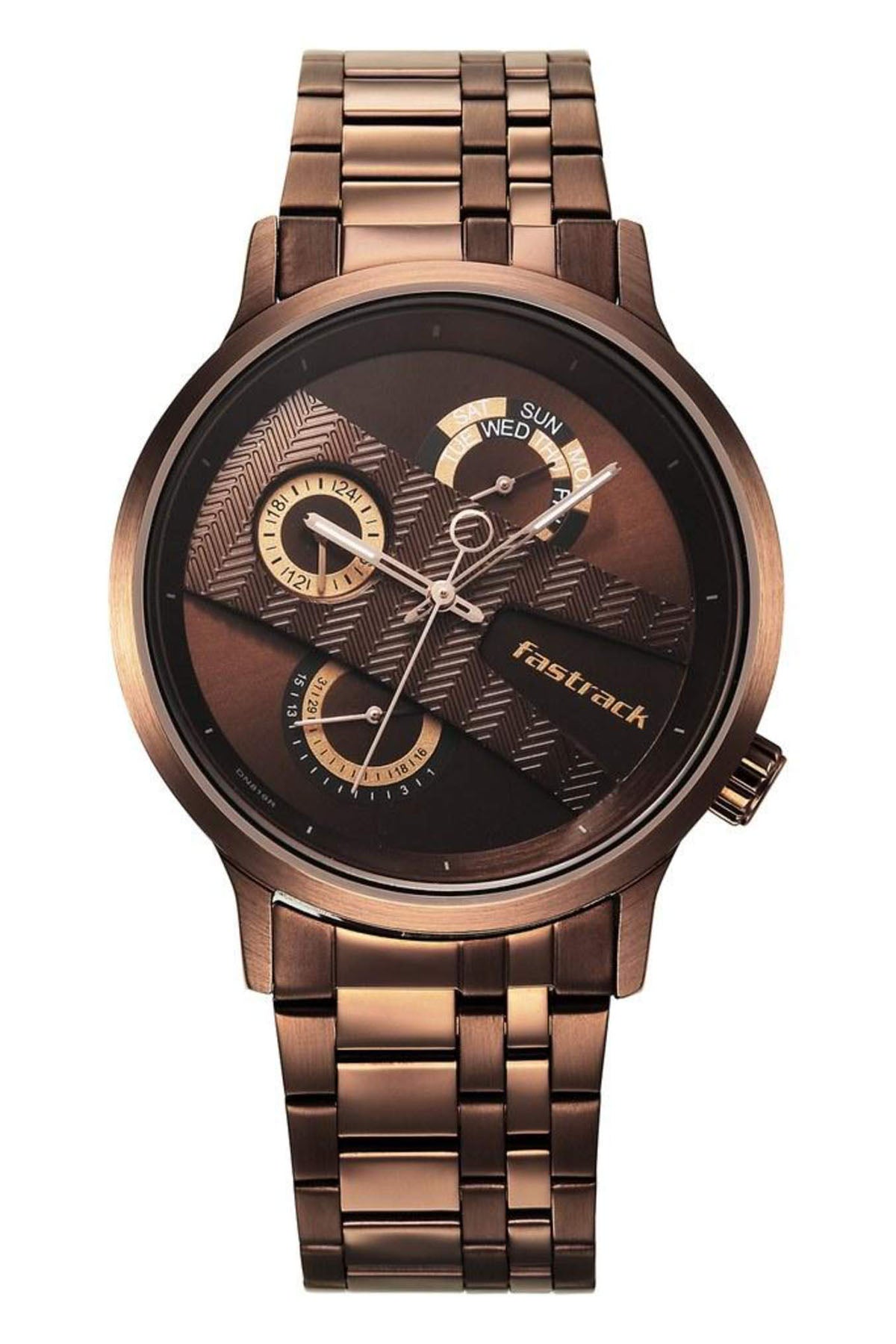 FASTRACK Men's Stainless Steel Strap Watch