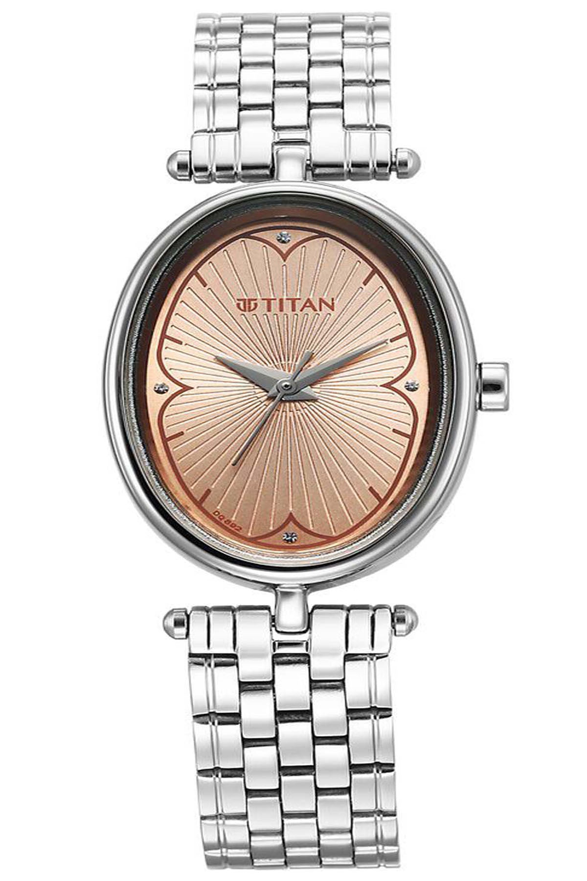 TITAN Women's Stainless Steel Strap Watch