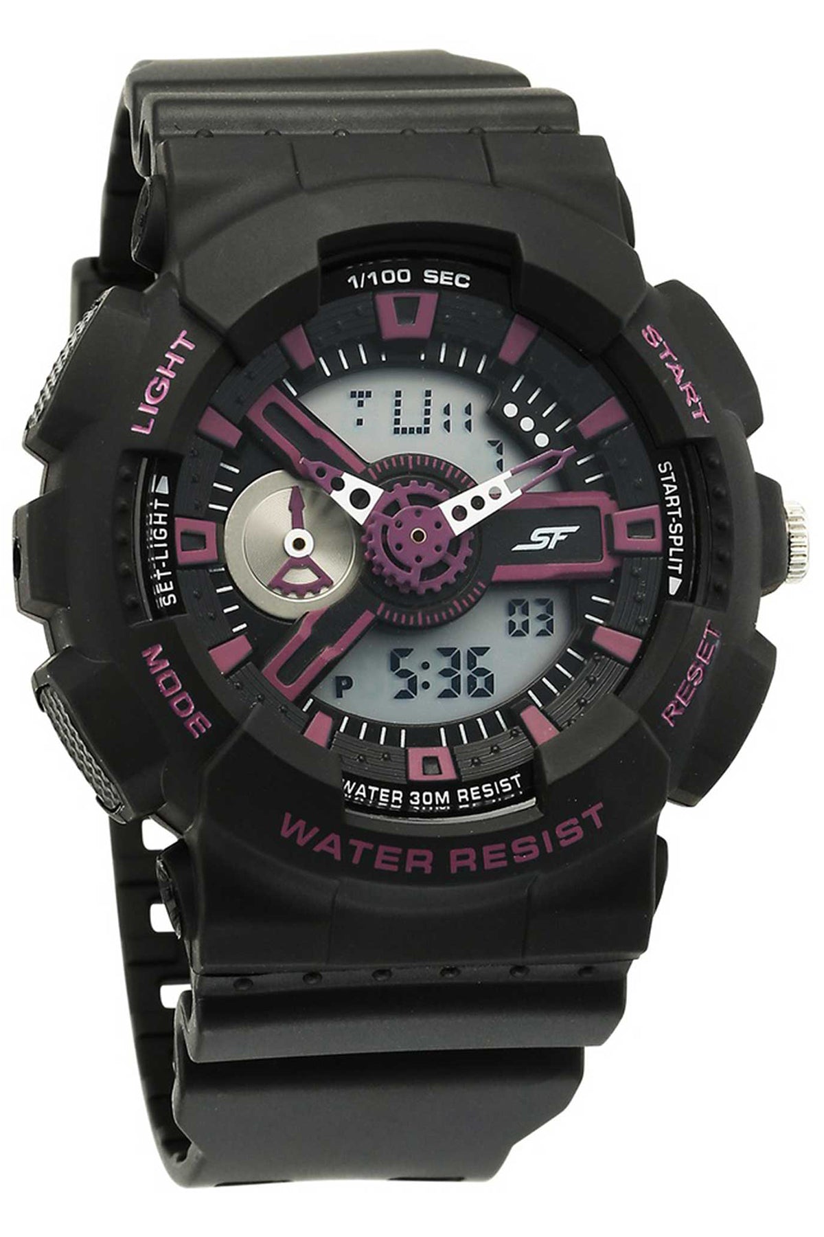 SONATA Men's Plastic Strap Watch