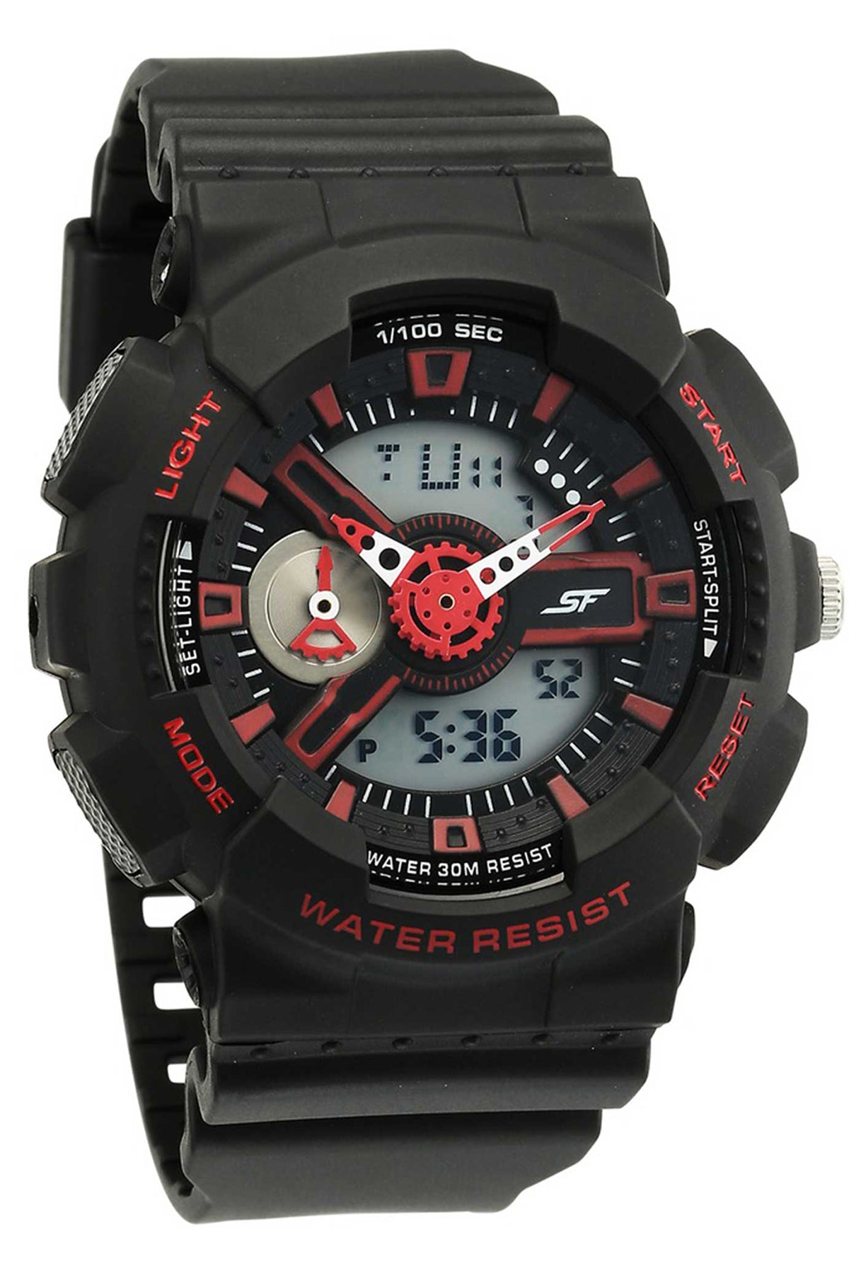 SONATA Men's Plastic Strap Watch