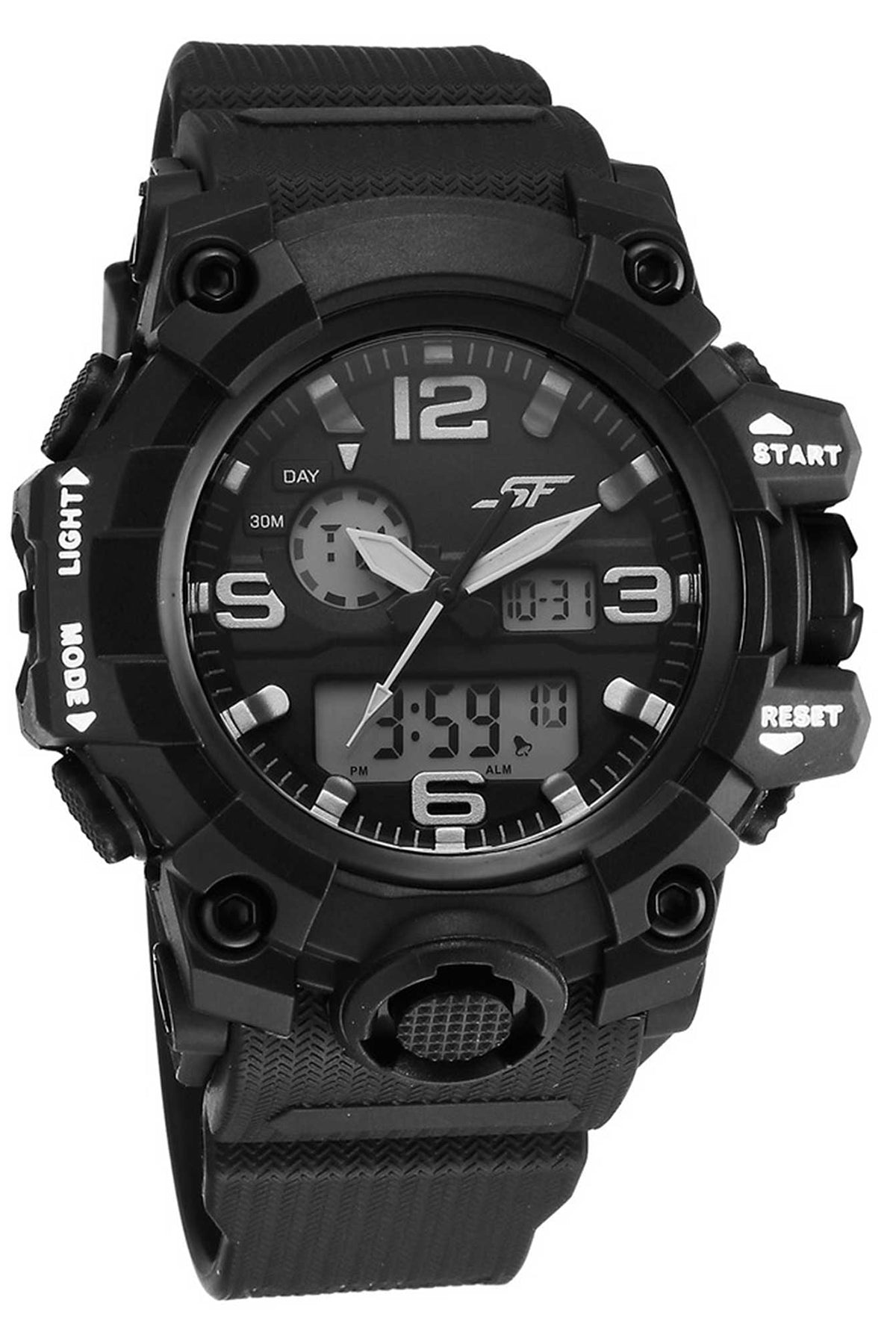 SONATA Men's Polyurethane Strap Watch