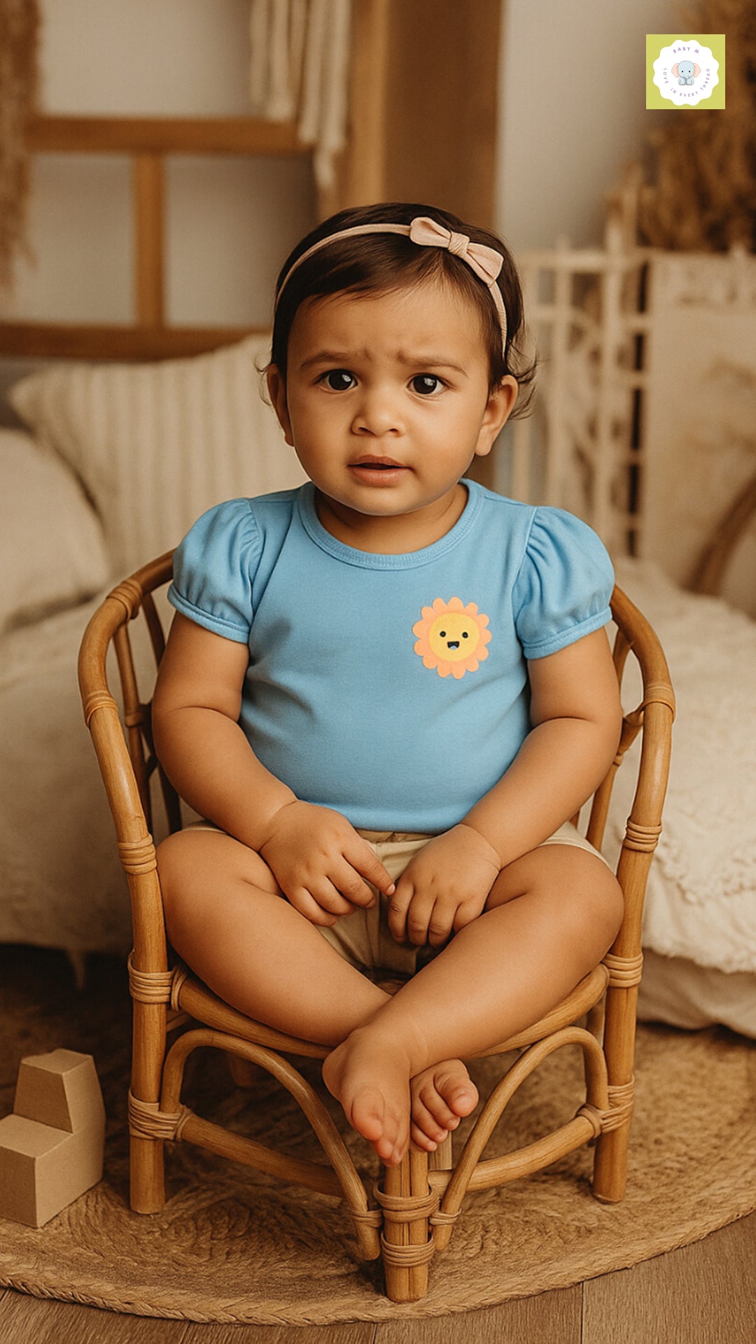 Baby Girls' T shirt- Short Sleeve