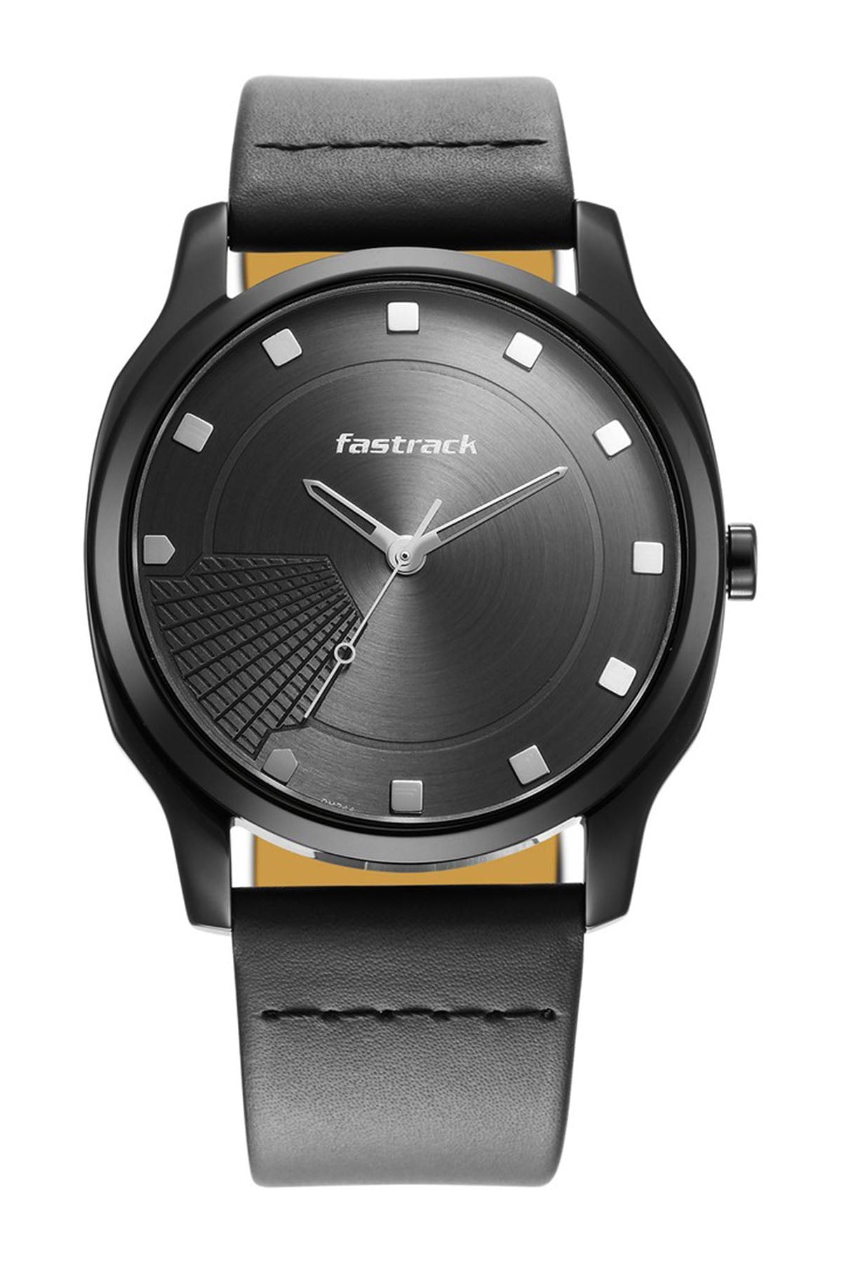 FASTRACK Men's Leather Strap Watch