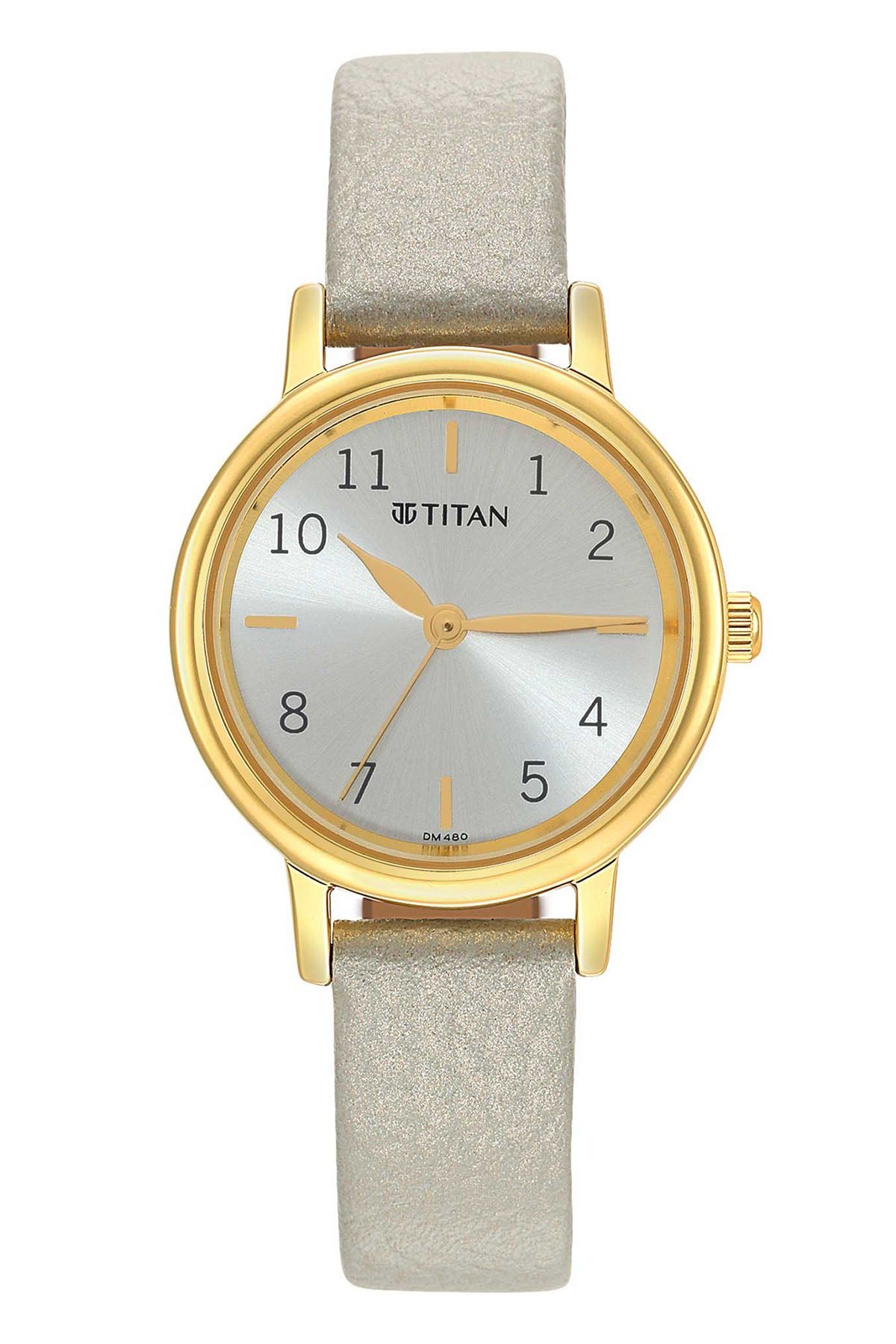 TITAN Women's Leather Strap Watch