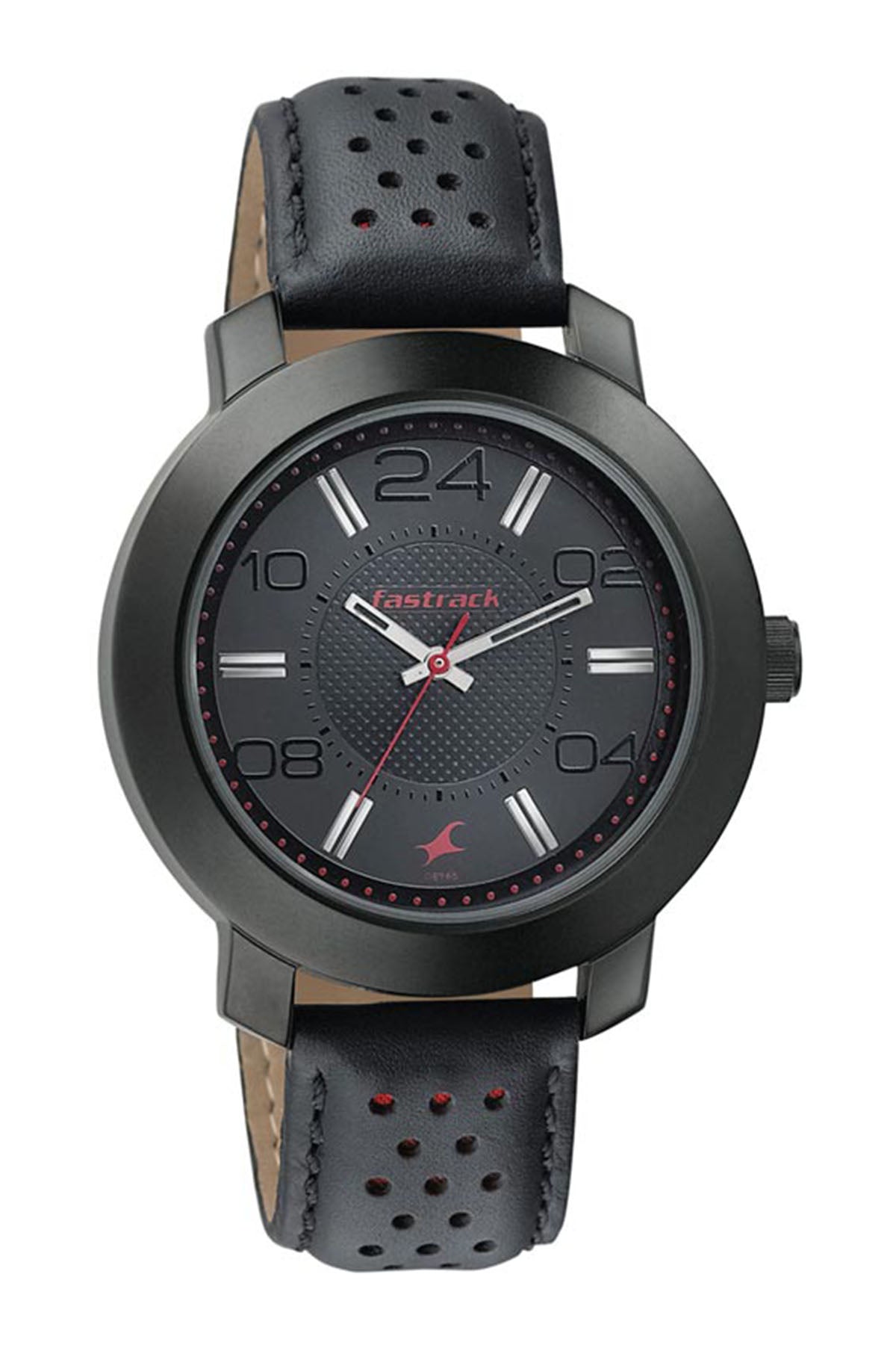 FASTRACK Men's Leather Strap Watch