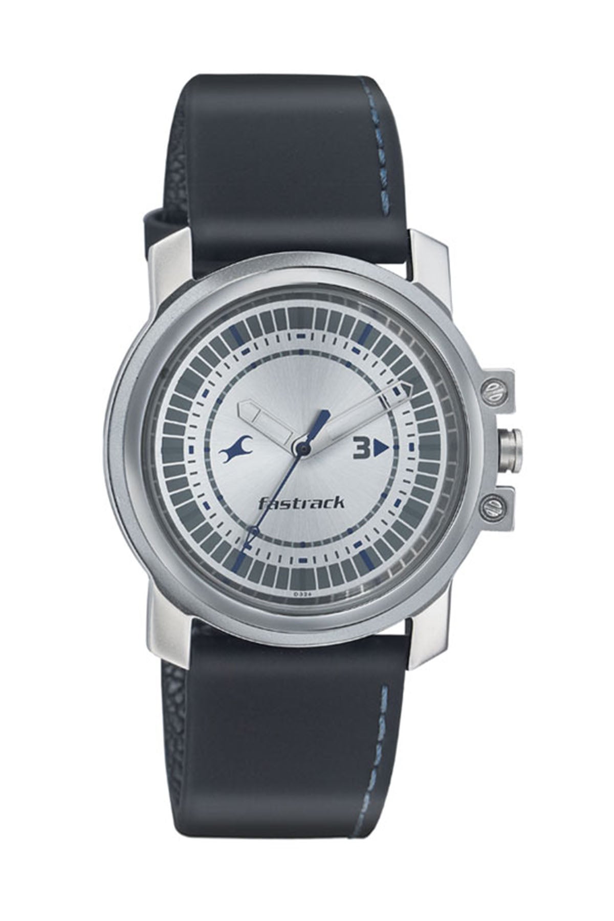 FASTRACK Men's Leather Strap Watch