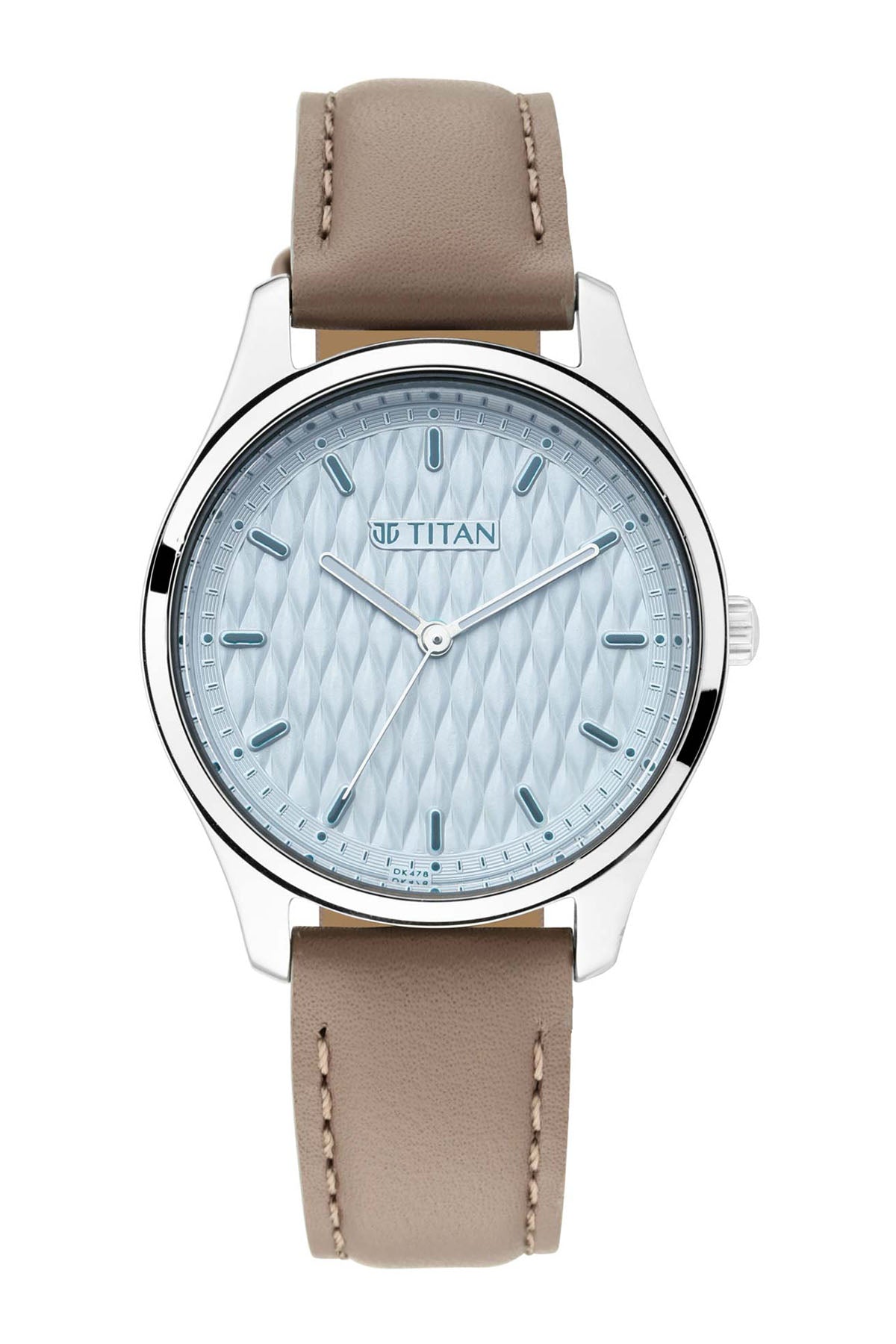 TITAN Women's Leather Strap Watch