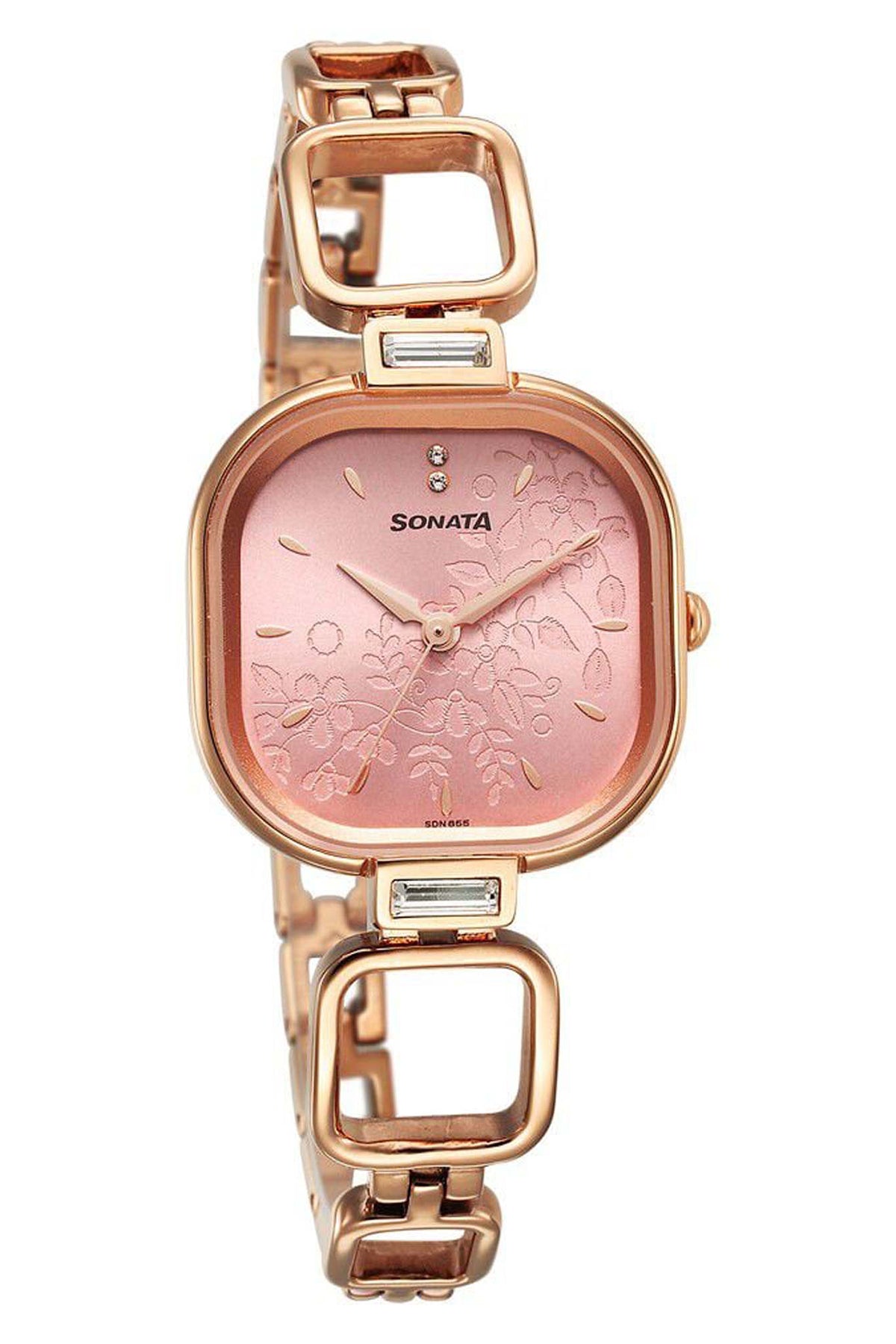 SONATA Women's Metal Strap Watch