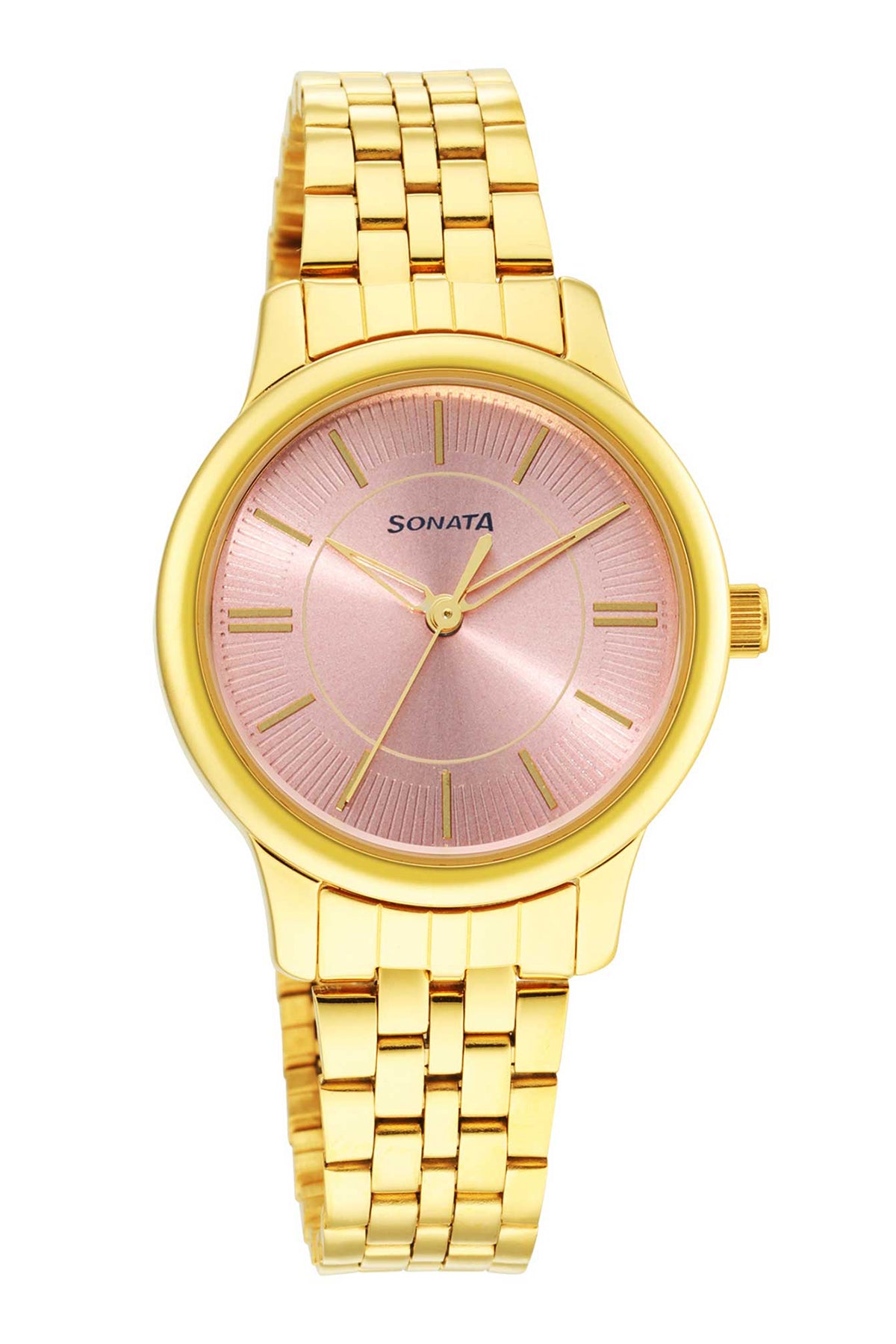 SONATA Women's Stainless Steel Strap Watch