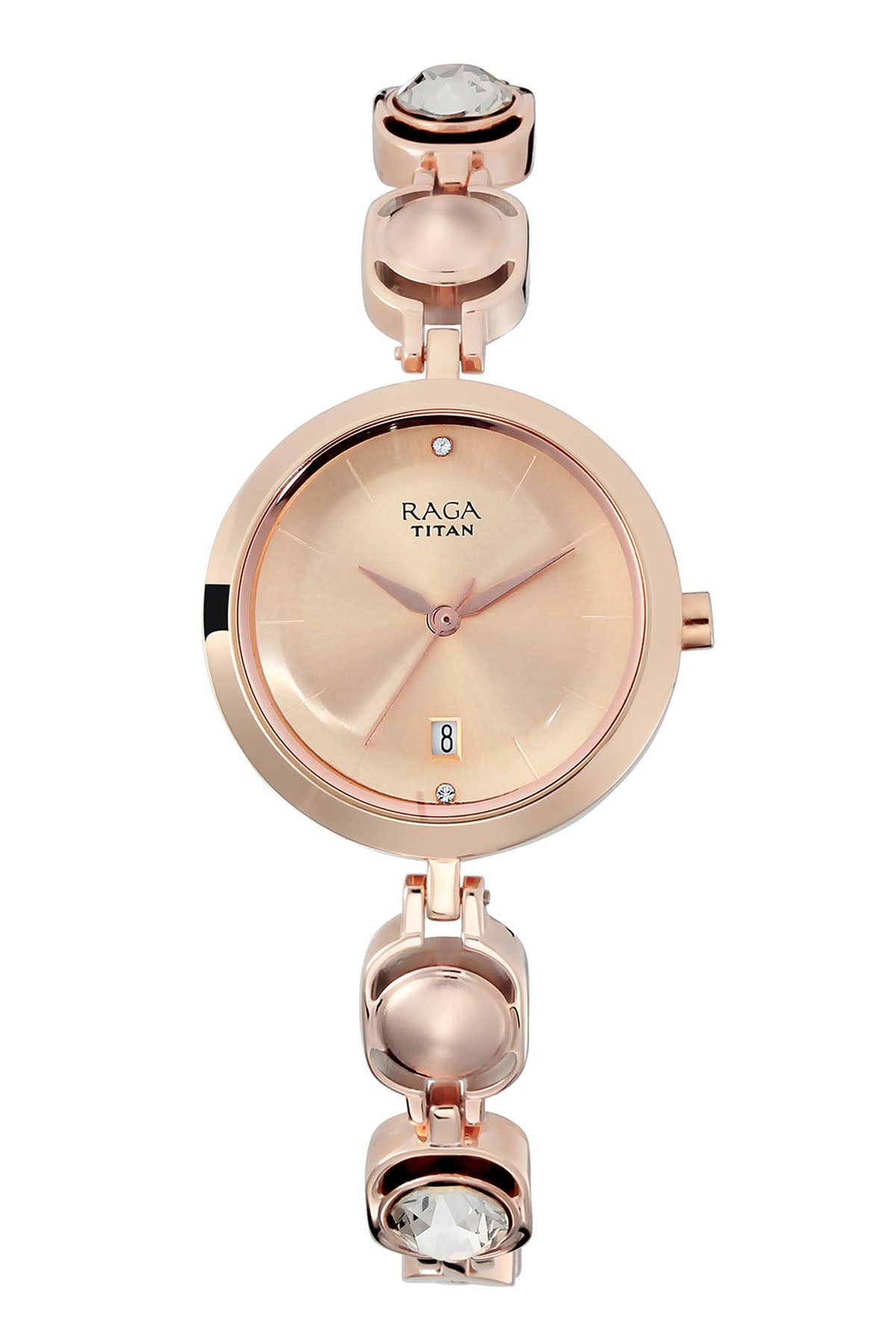 TITAN Women's Brass Strap Watch