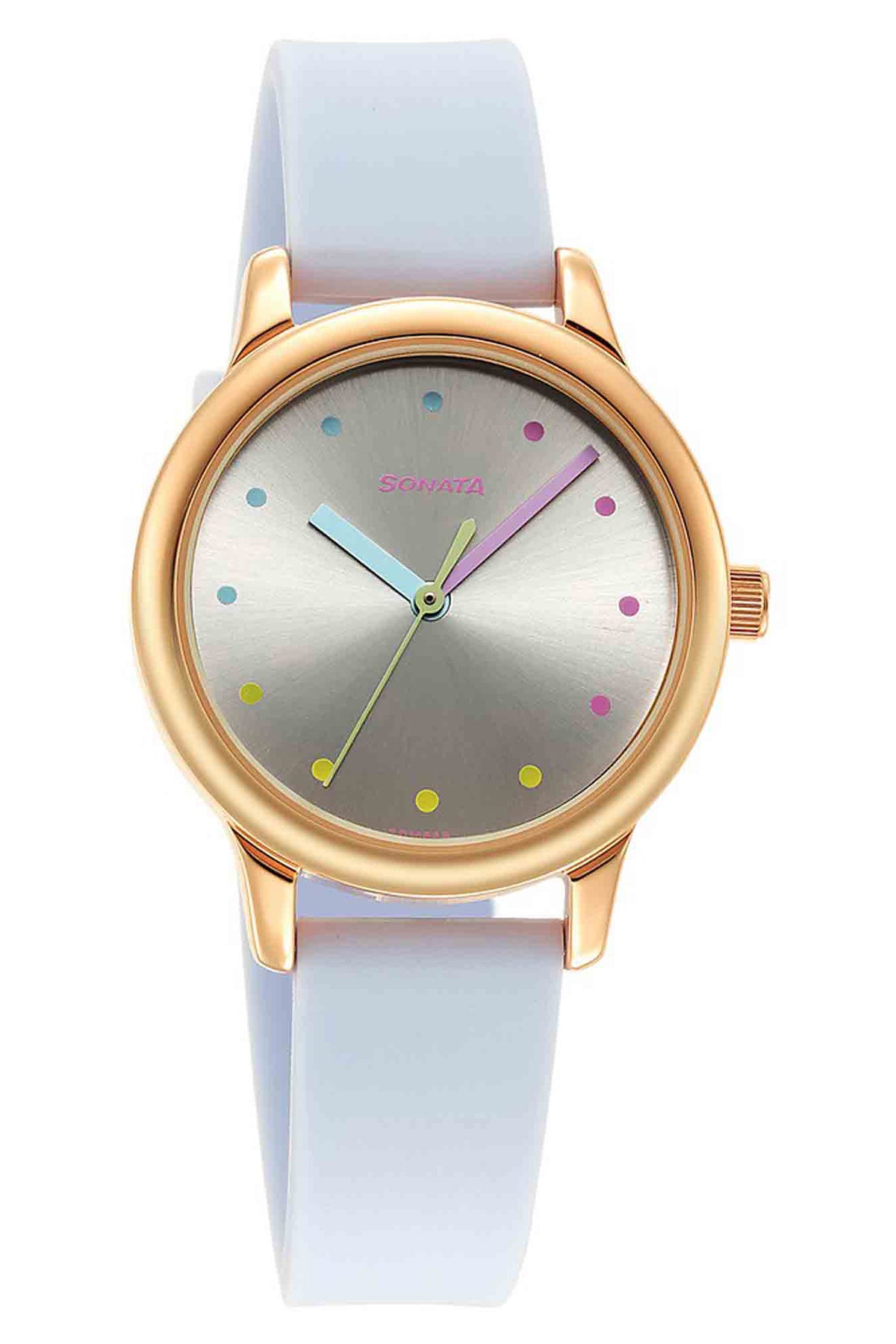 SONATA Women's Plastic Strap Watch