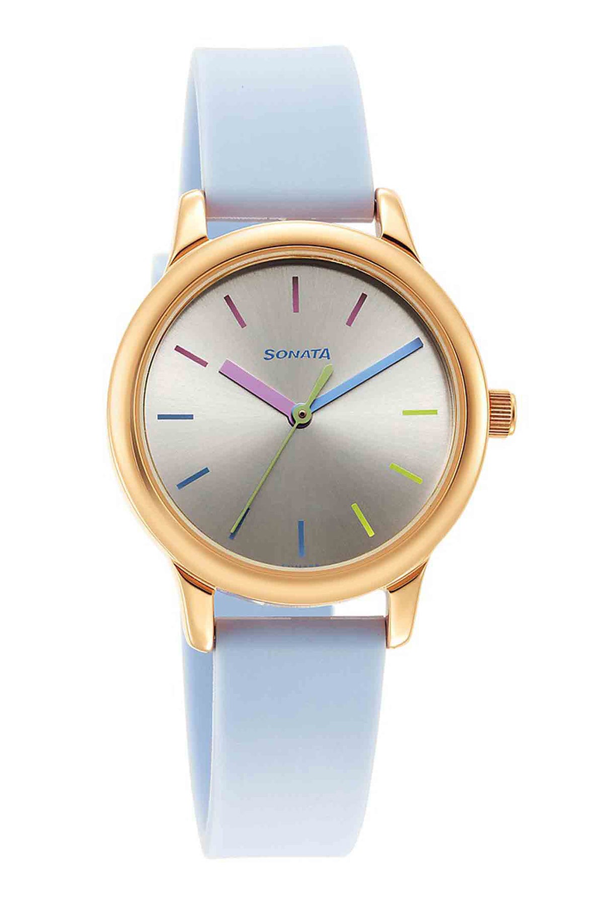 SONATA Women's Plastic Strap Watch
