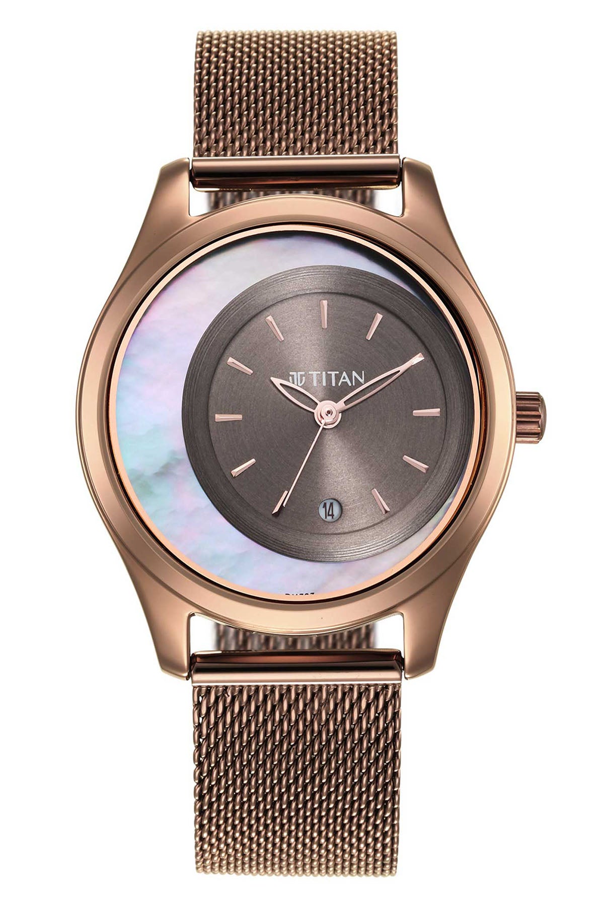 TITAN Women's Stainless Steel Strap Watch