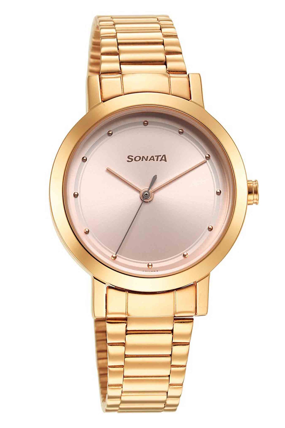 SONATA Women's Stainless Steel Strap Watch
