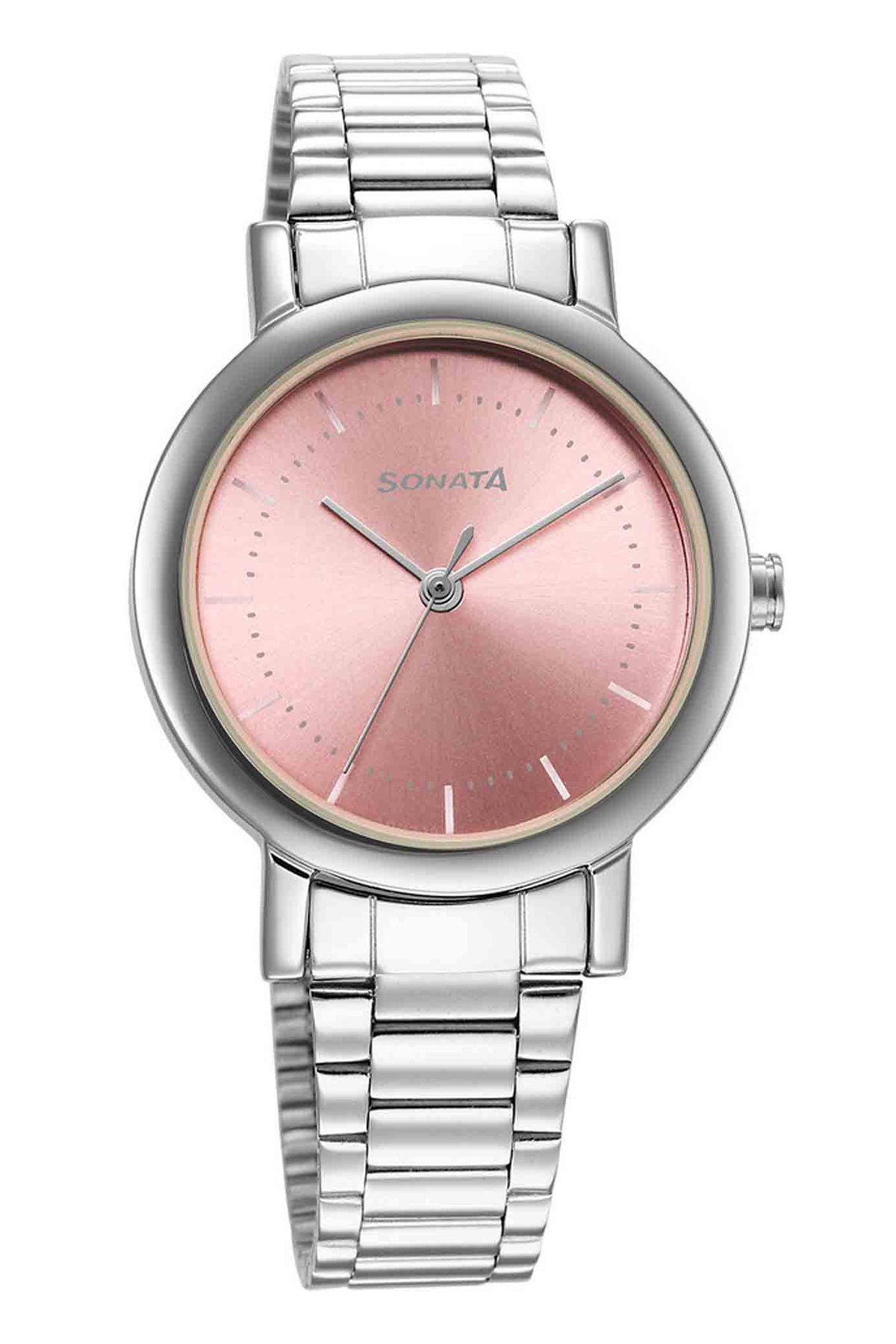 SONATA Women's Stainless Steel Strap Watch