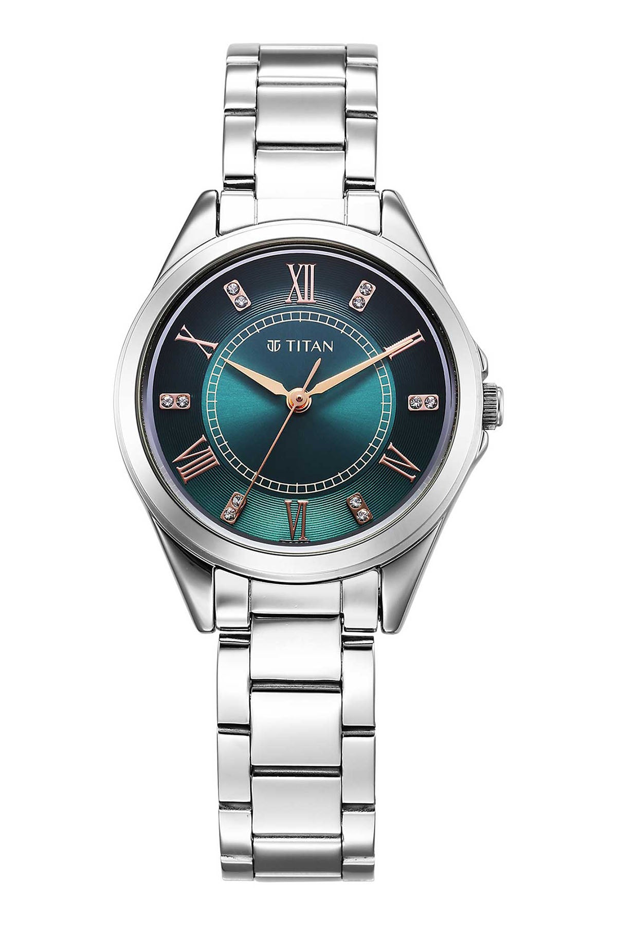 TITAN Women's Stainless Steel Strap Watch
