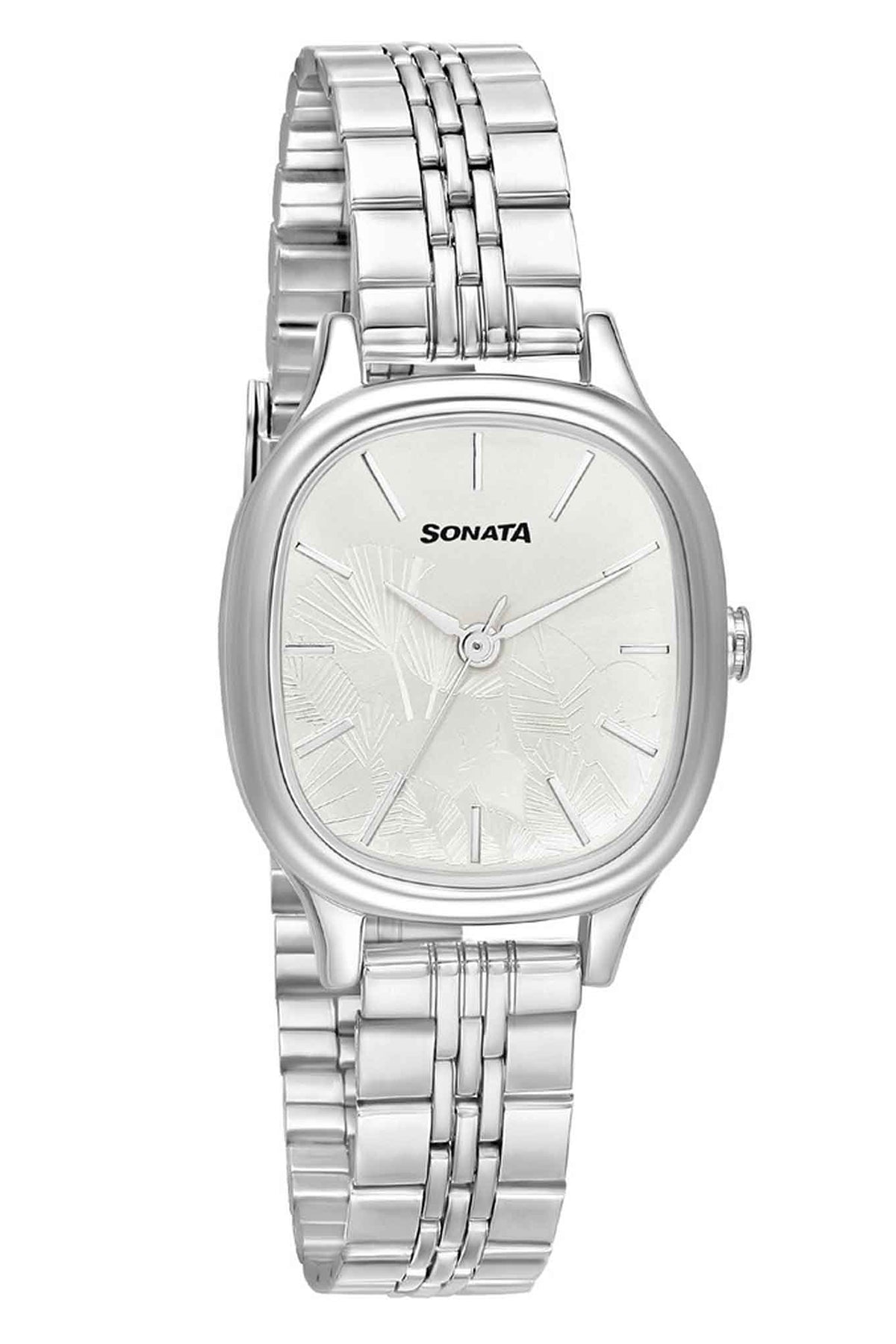 SONATA Women's Stainless Steel Strap Watch