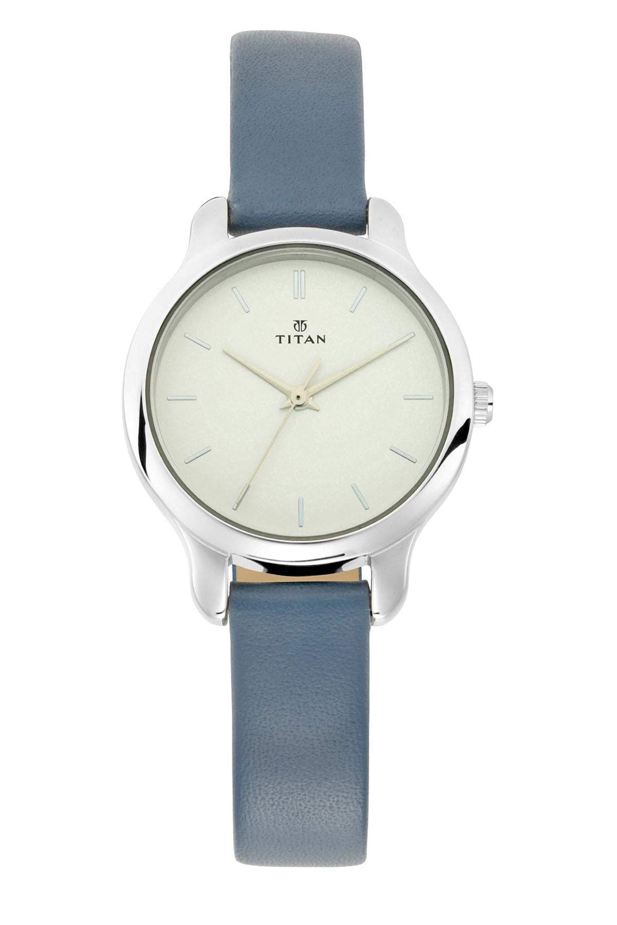TITAN Women's Leather Strap Watch