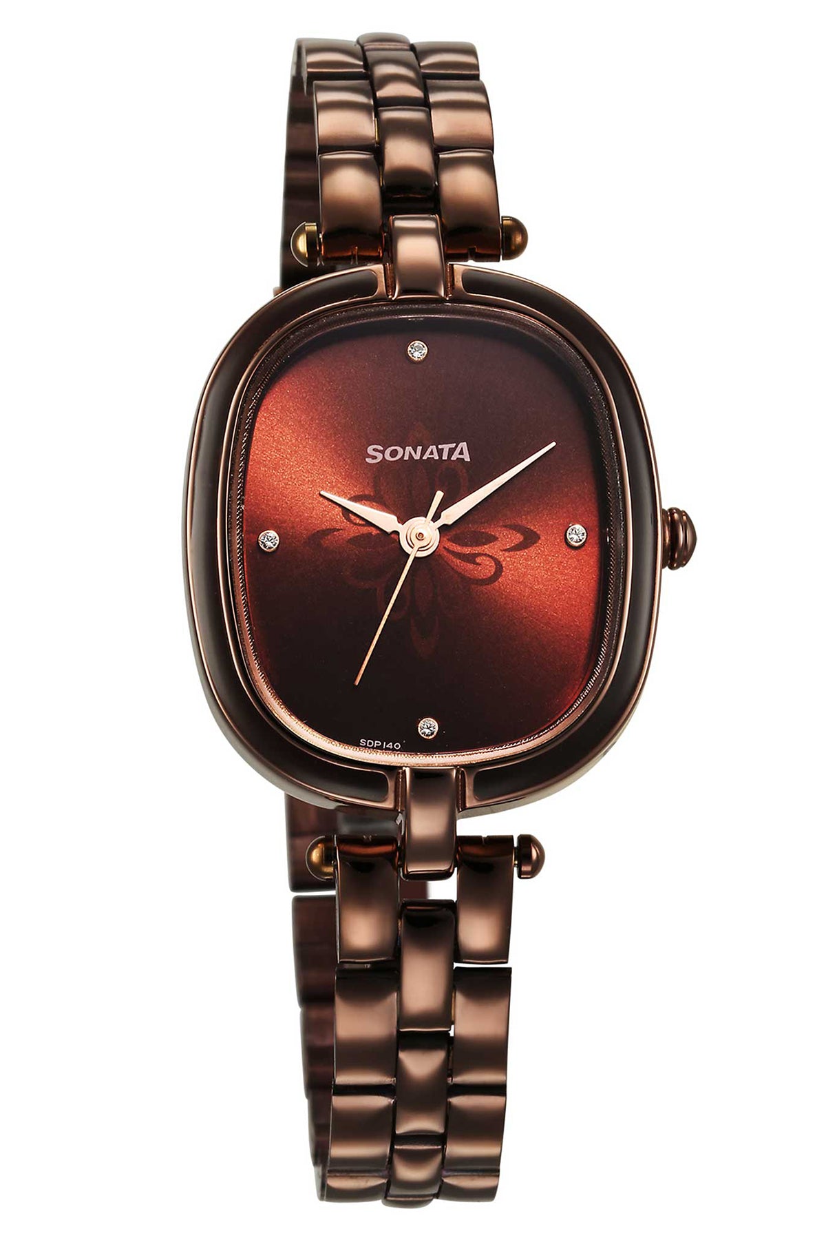 SONATA Women's Stainless Steel Strap Watch