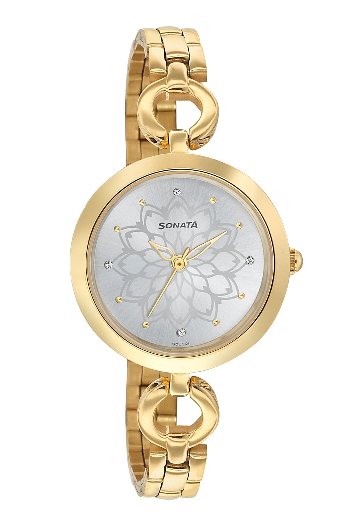 SONATA Women's Metal Strap Watch
