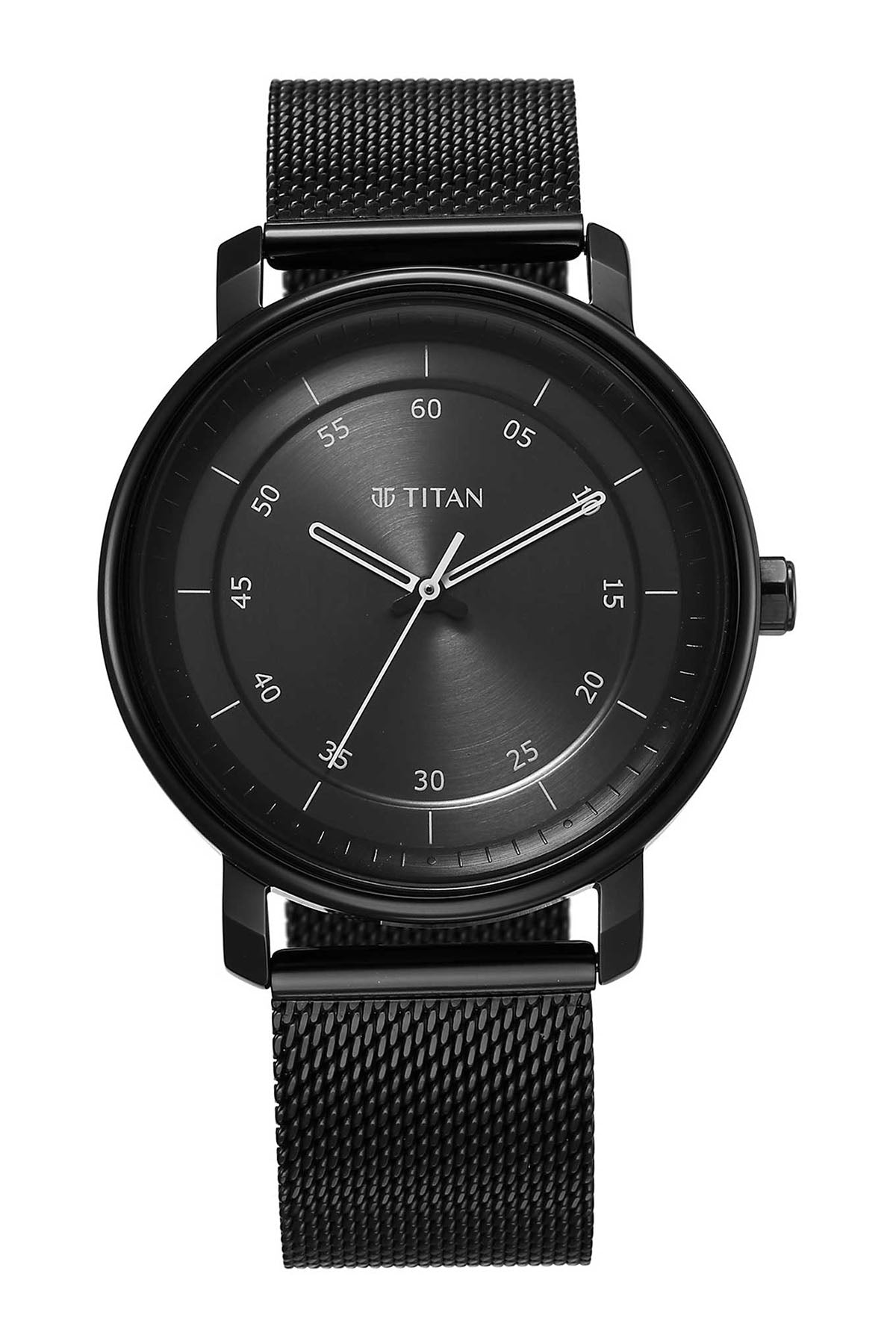 TITAN Men's Leather Strap Watch