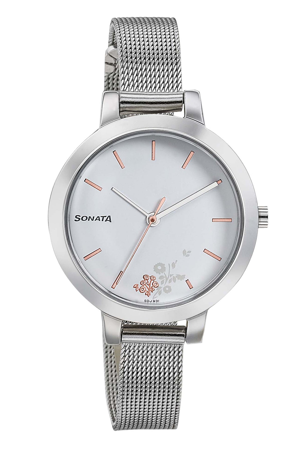 SONATA Women's Metal Strap Watch