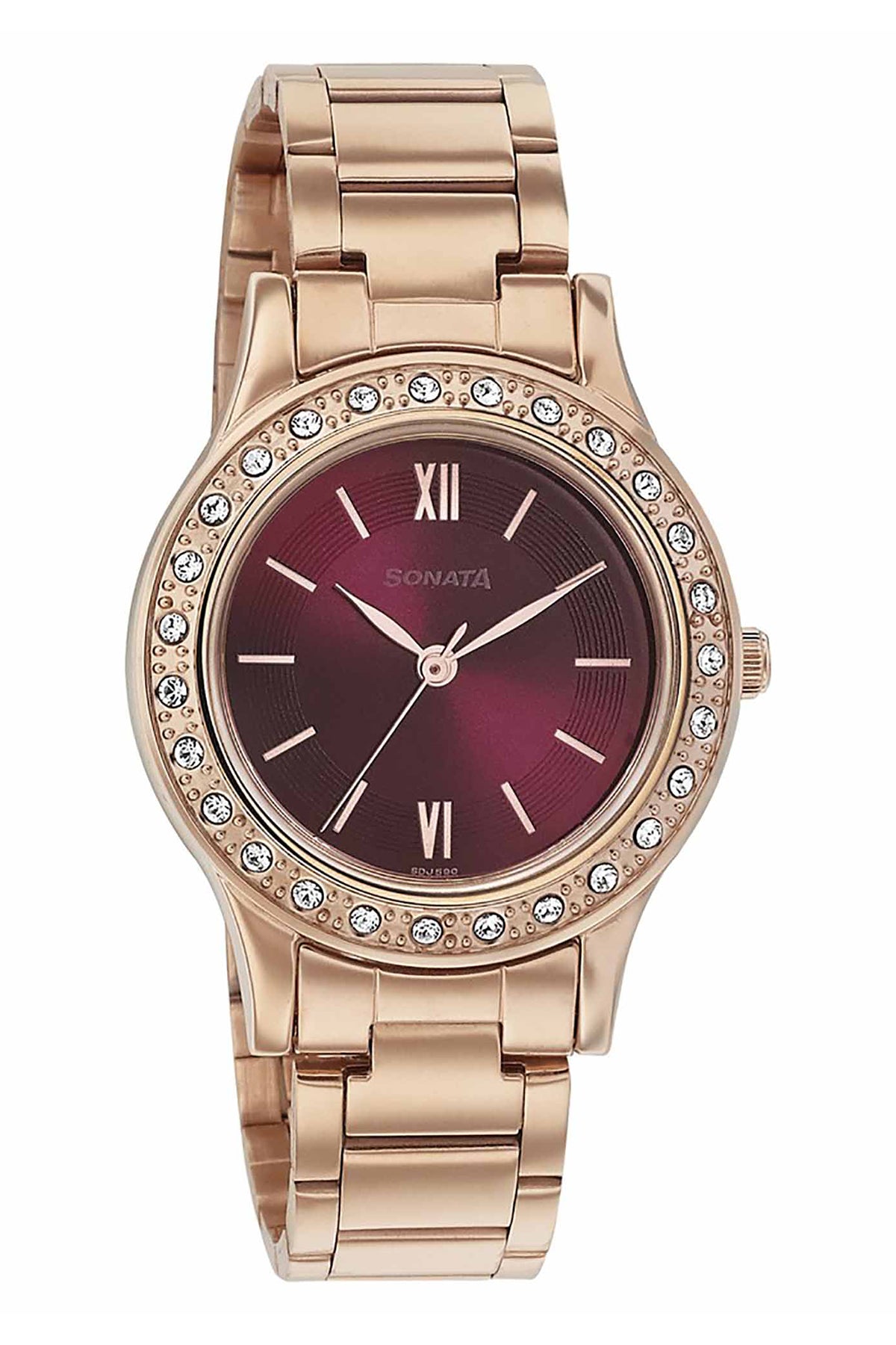 SONATA Women's Metal Strap Watch