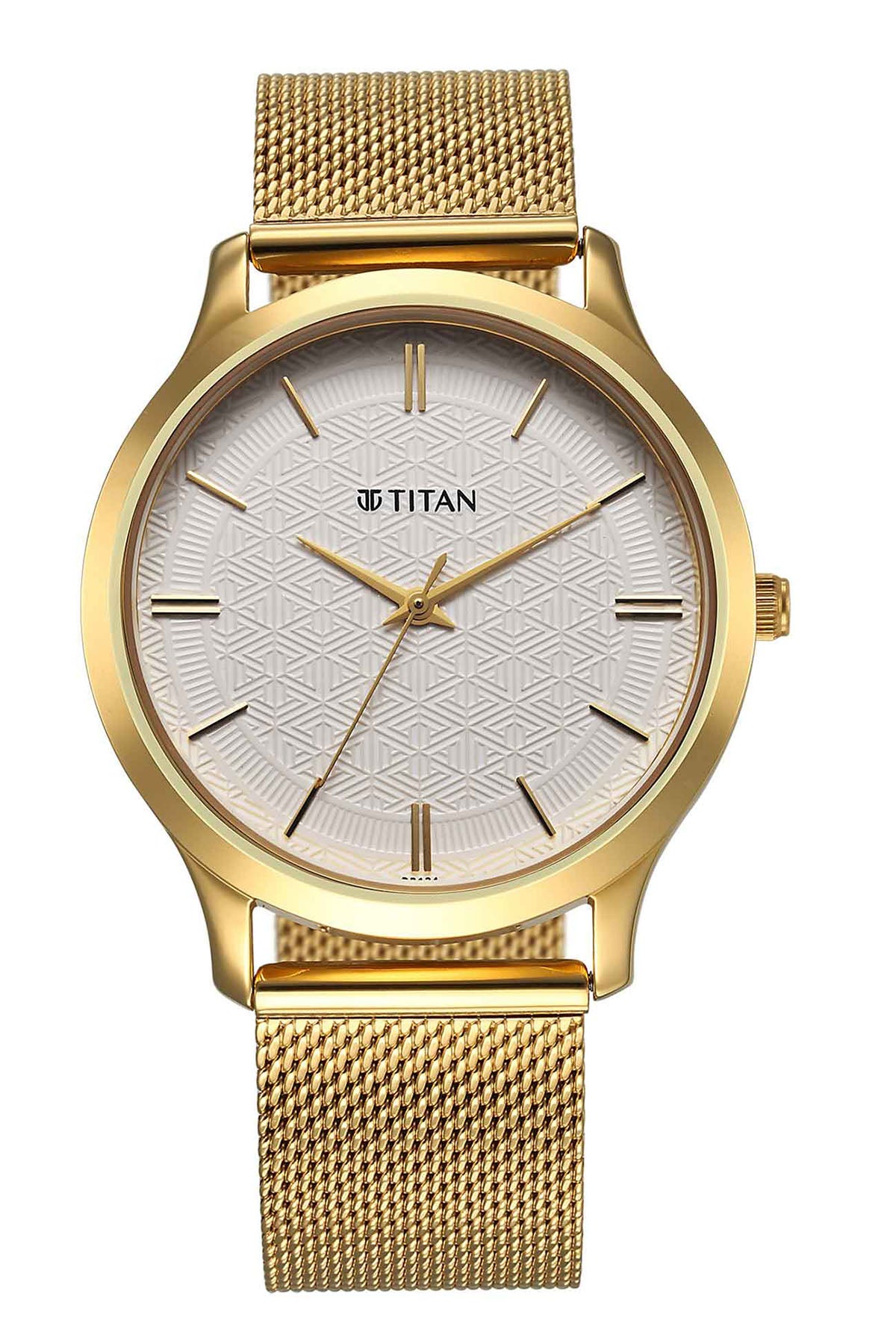TITAN Men's Stainless Steel Strap Watch