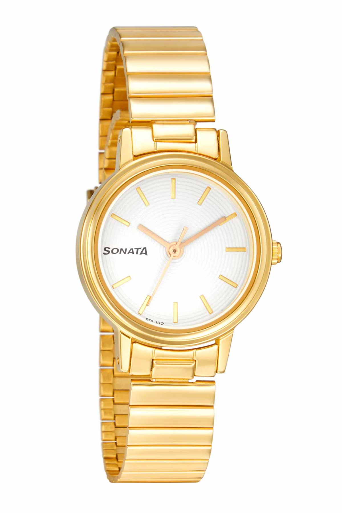 SONATA Men's Metal Strap Watch