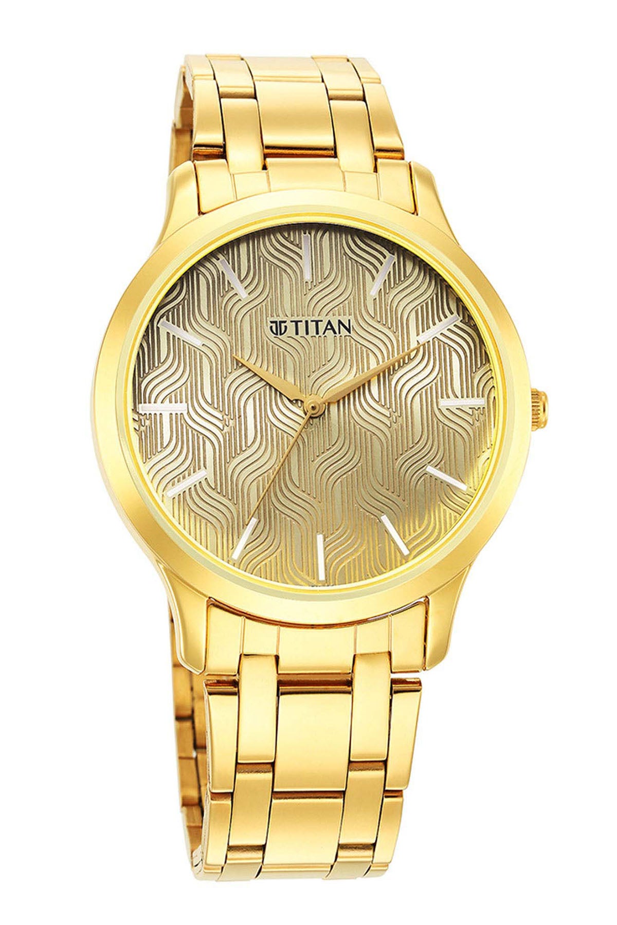 TITAN Men's Stainless Steel Strap Watch