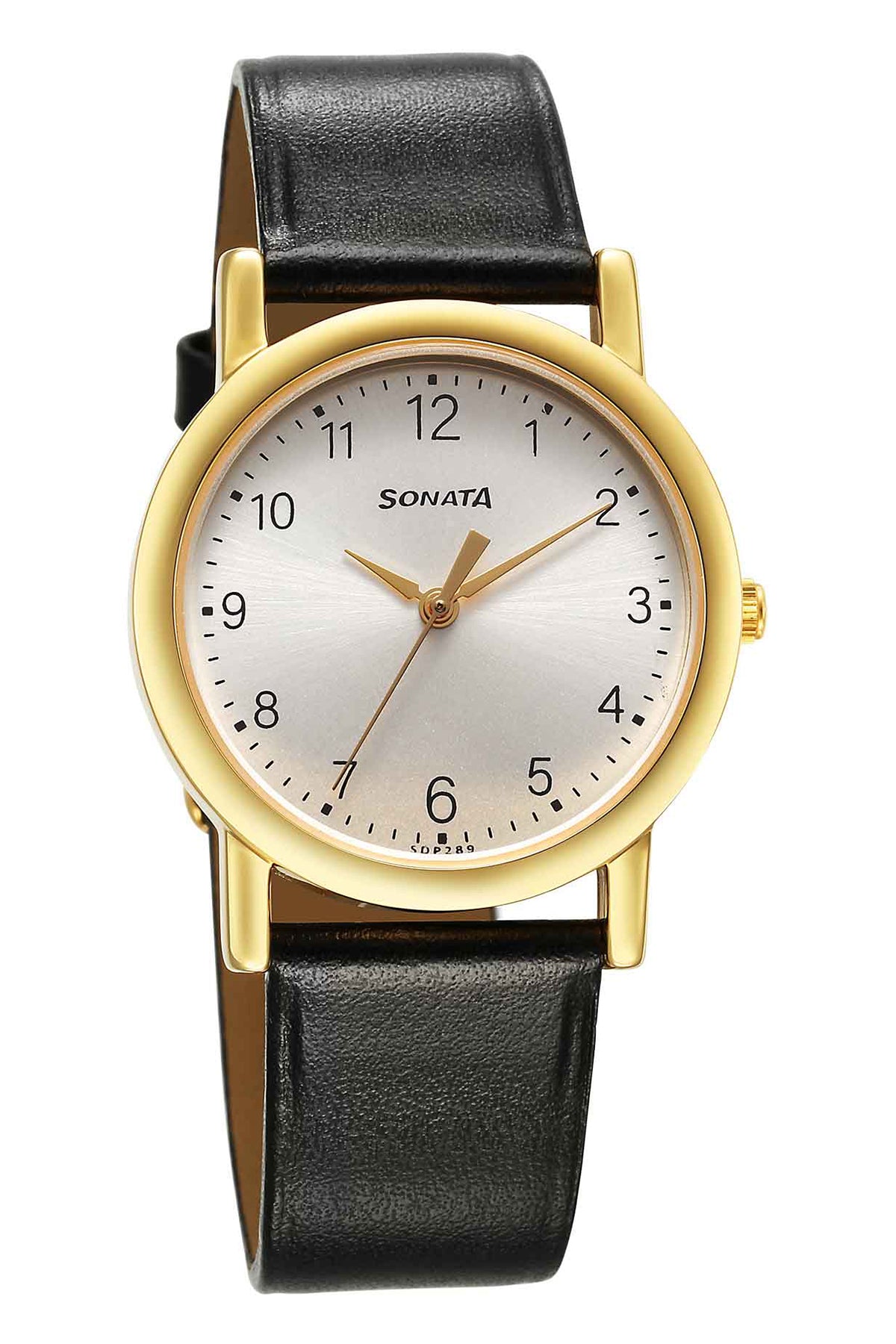 SONATA Men's Leather Watch