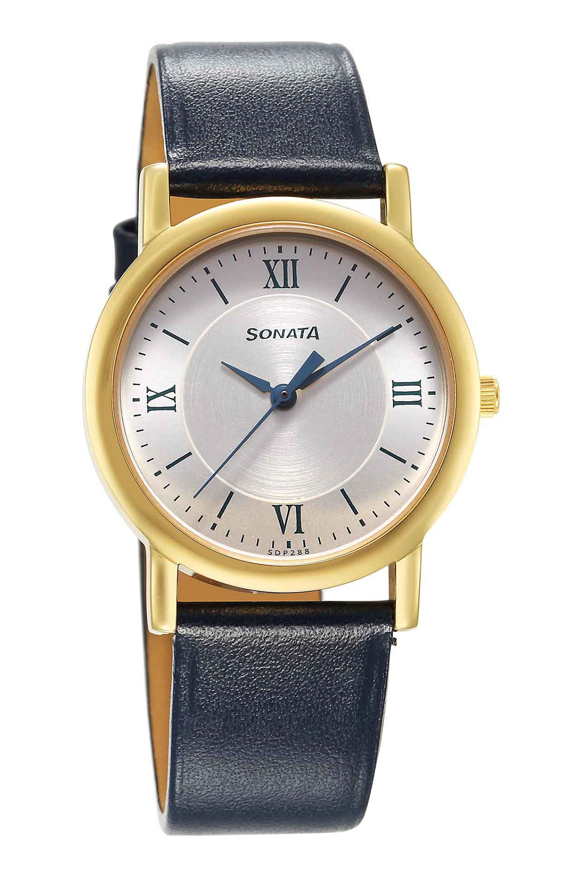 SONATA Men's Leather Watch