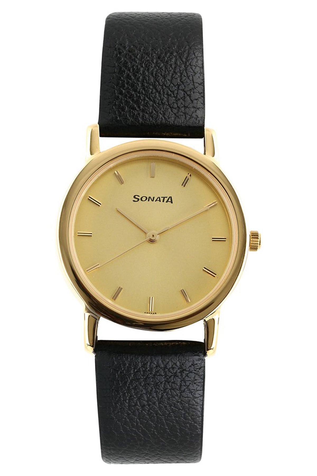 SONATA Men's Leather Watch