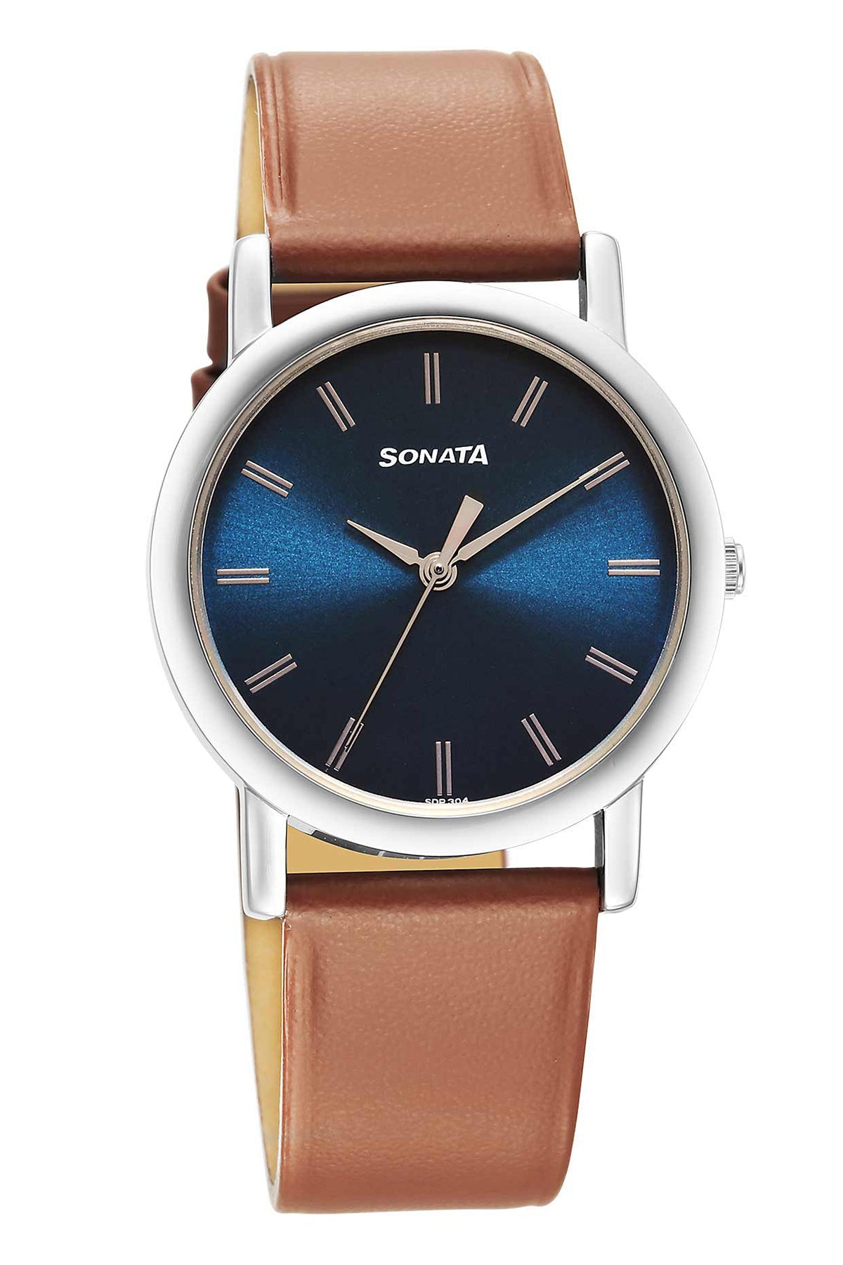 SONATA Men's Leather Watch