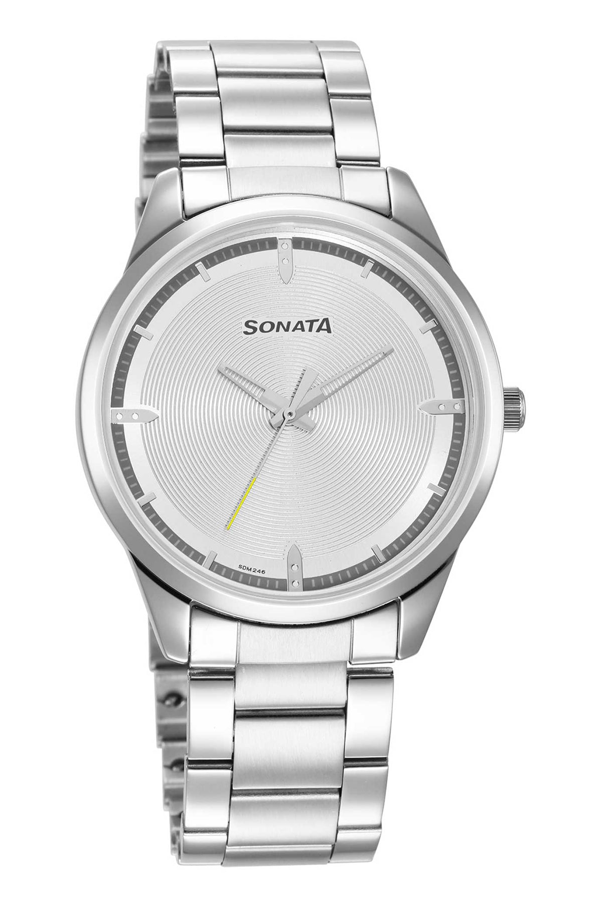 SONATA Men's Stainless Steel Strap Watch