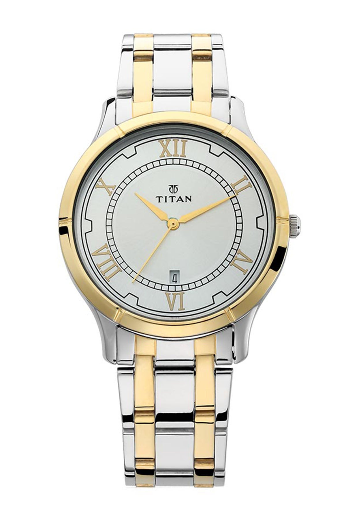TITAN Men's Stainless Steel Strap Watch