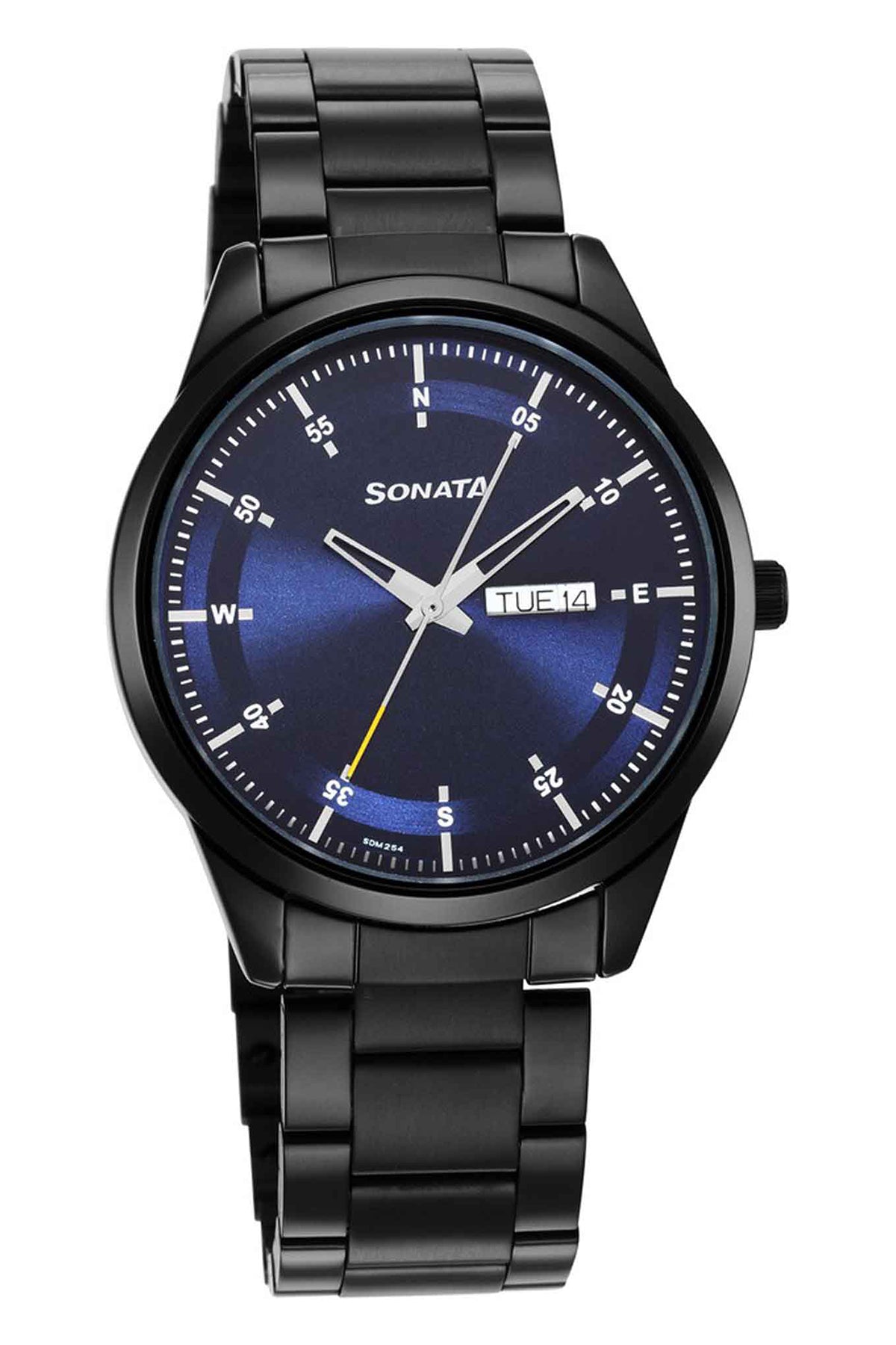 SONATA Men's Stainless Steel Strap Watch