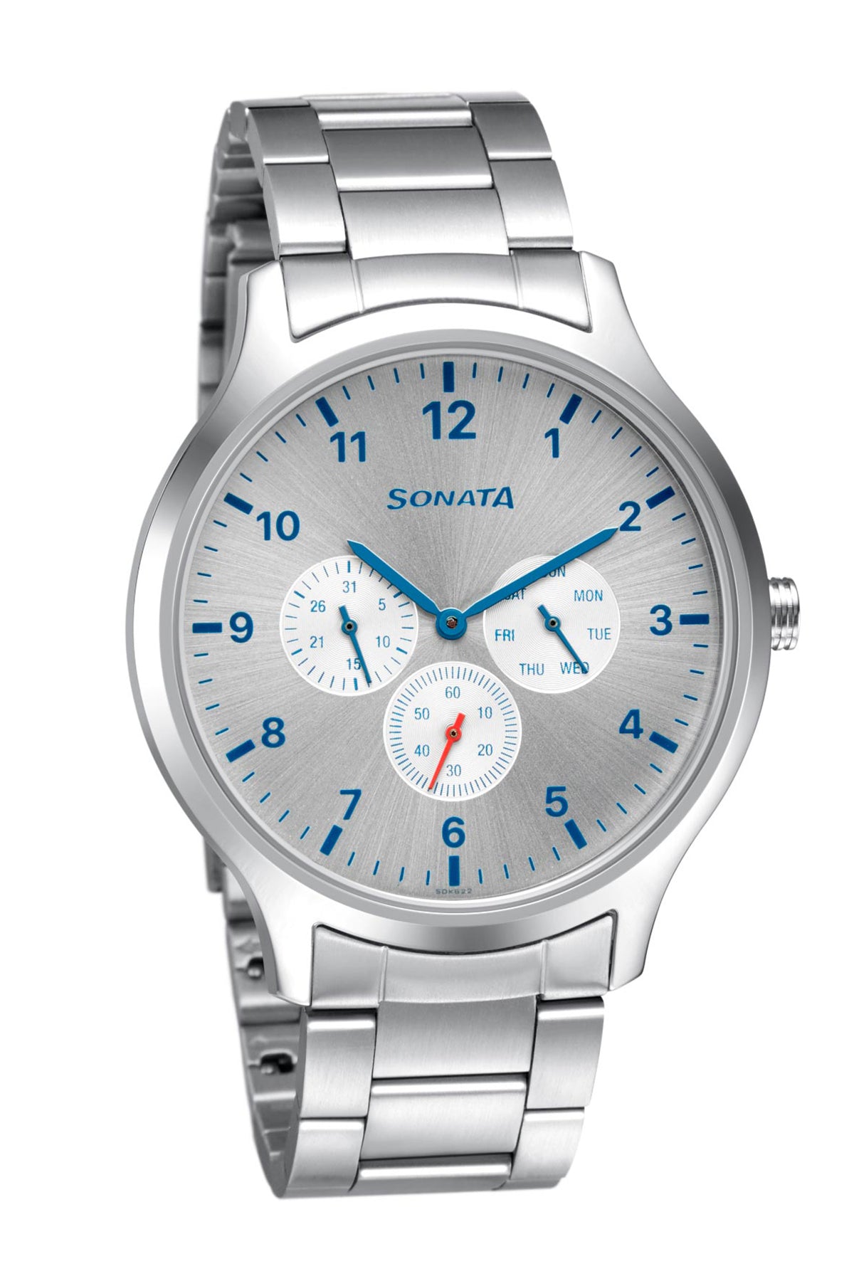 SONATA Men's Metal Strap Watch