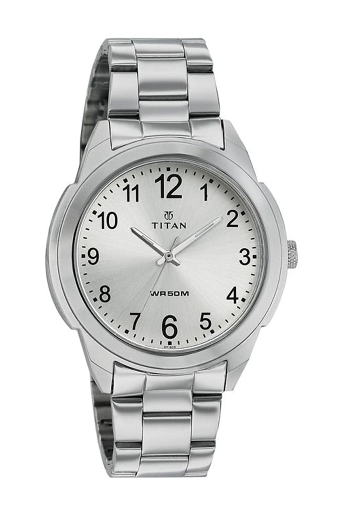 TITAN Men's Silver Dial Analog Watch