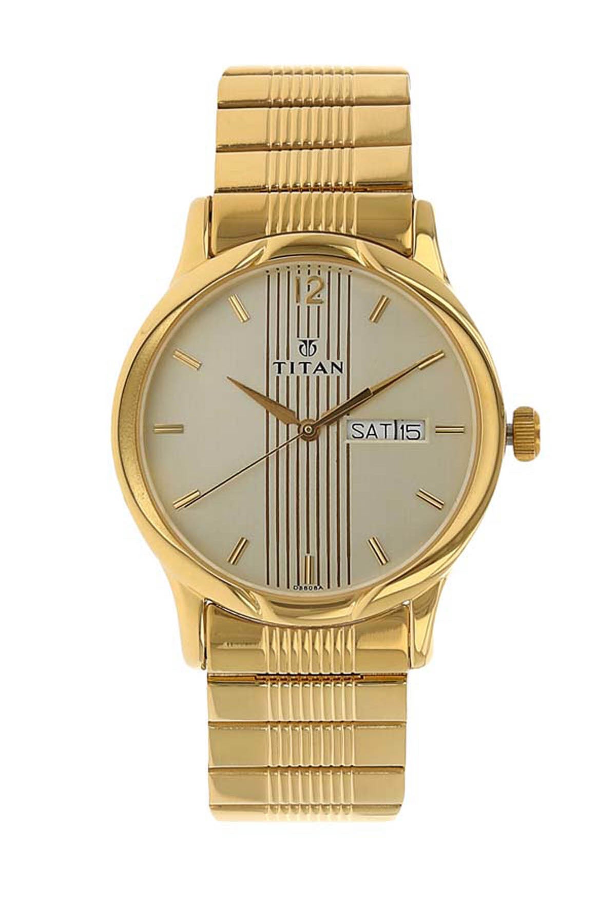 TITAN Men's Metal Strap Watch